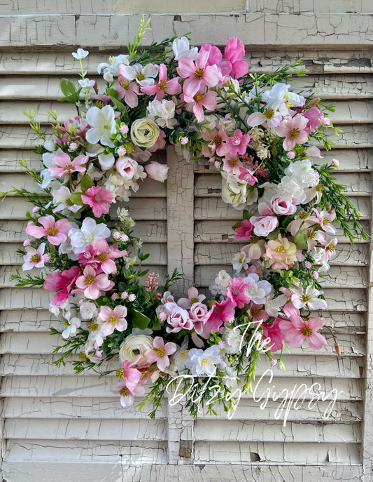 Romantic Garden Party Wreath