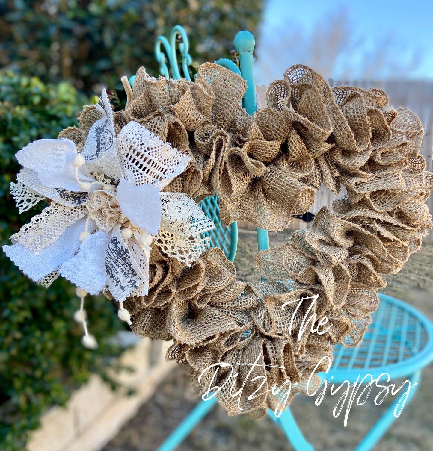 Vintage Lace and Fabric Bow