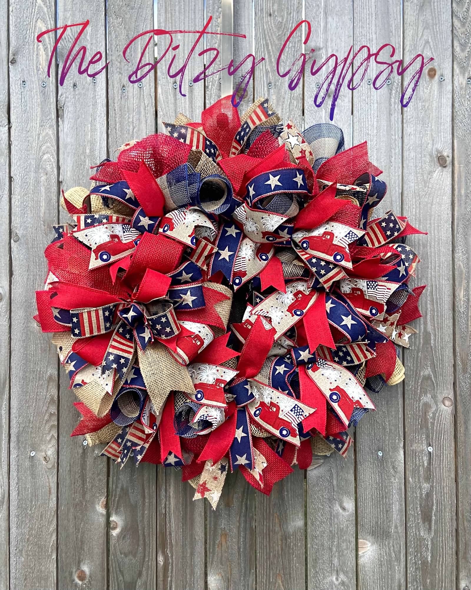 Popular Patriotic wreath