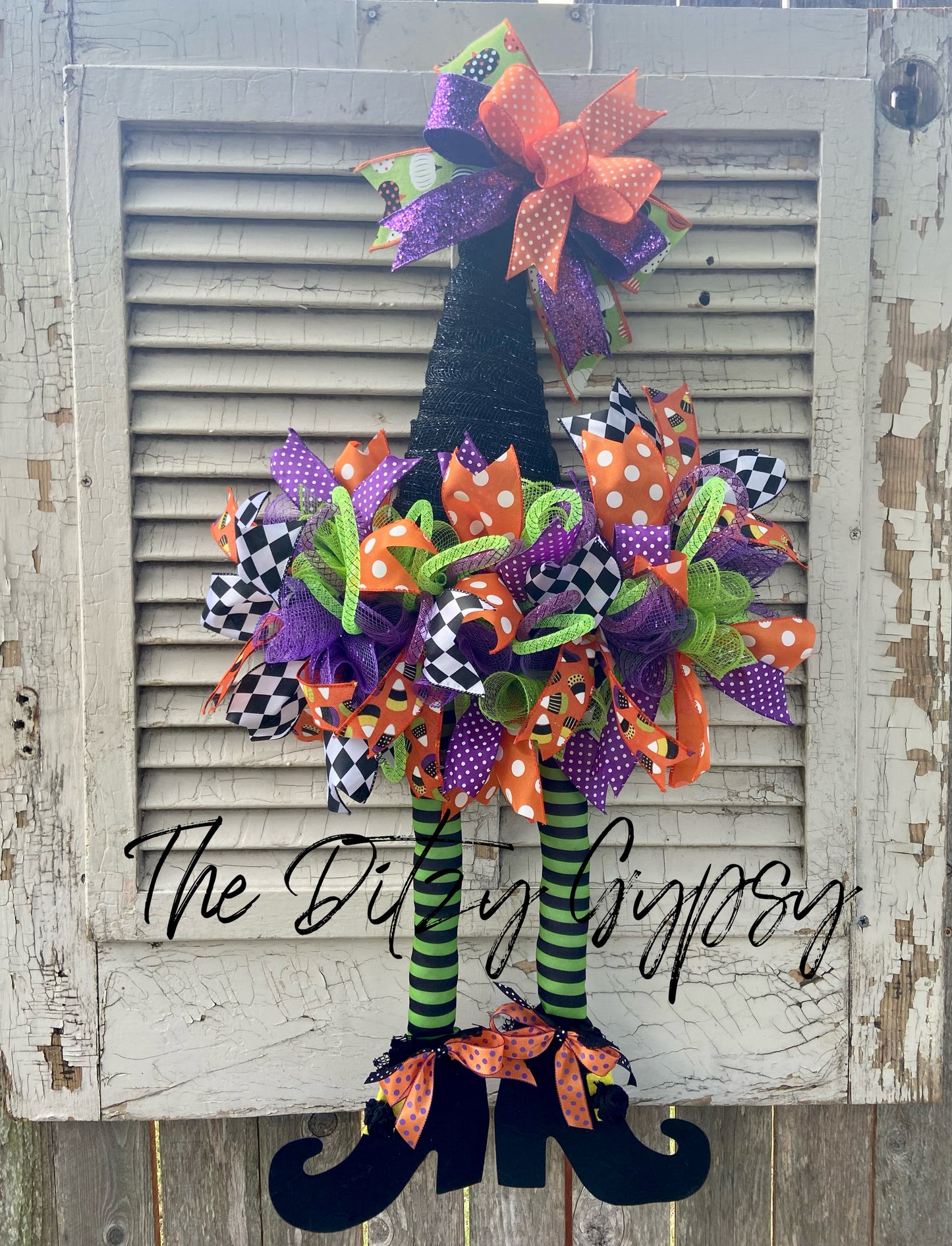 Just a Little Witchy Hat Wreath
