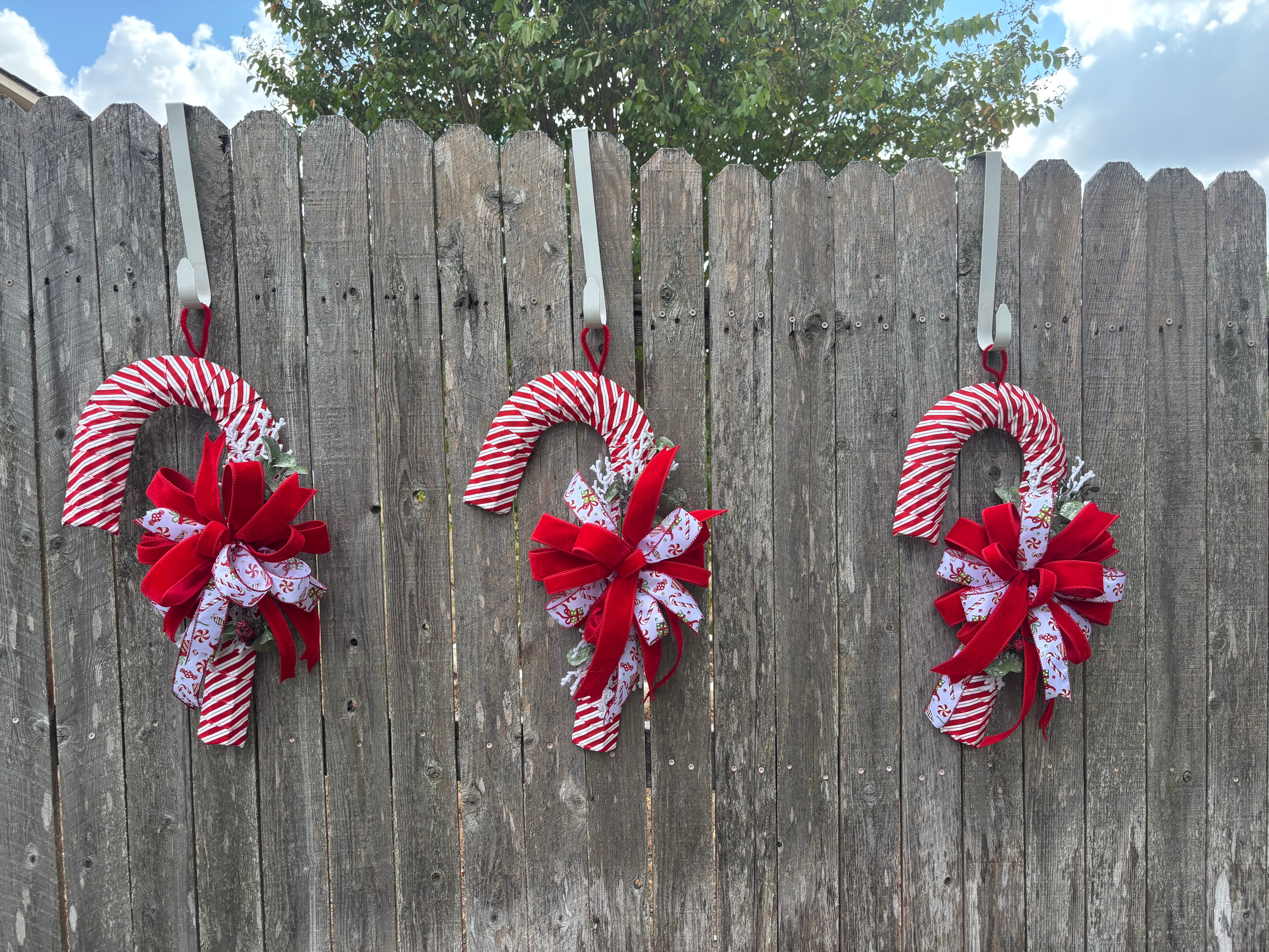 Candy Cane Door Hanger