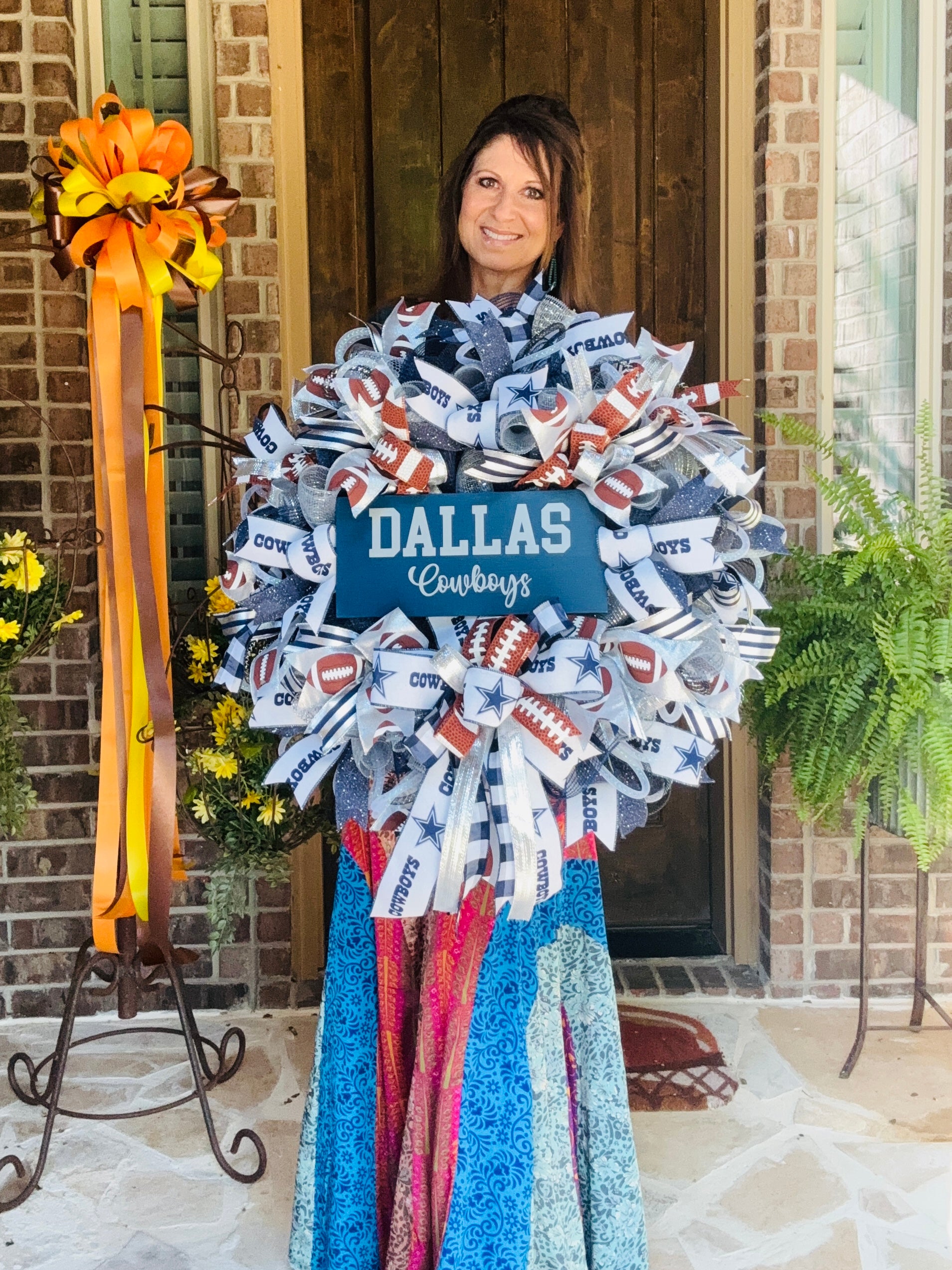 Made to Oder Dallas Cowboys Wreath