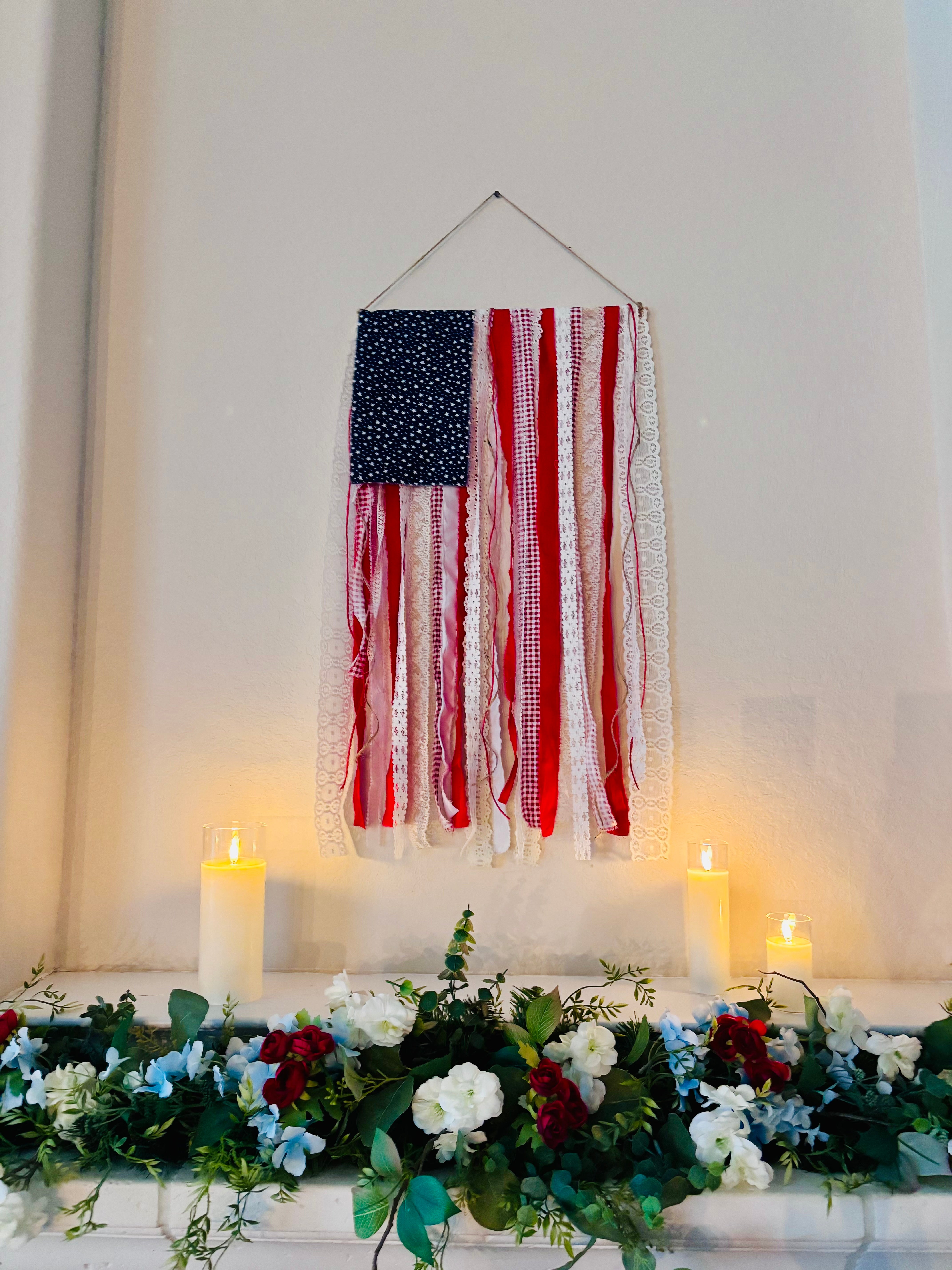 Made to Order Boho Rag Flag