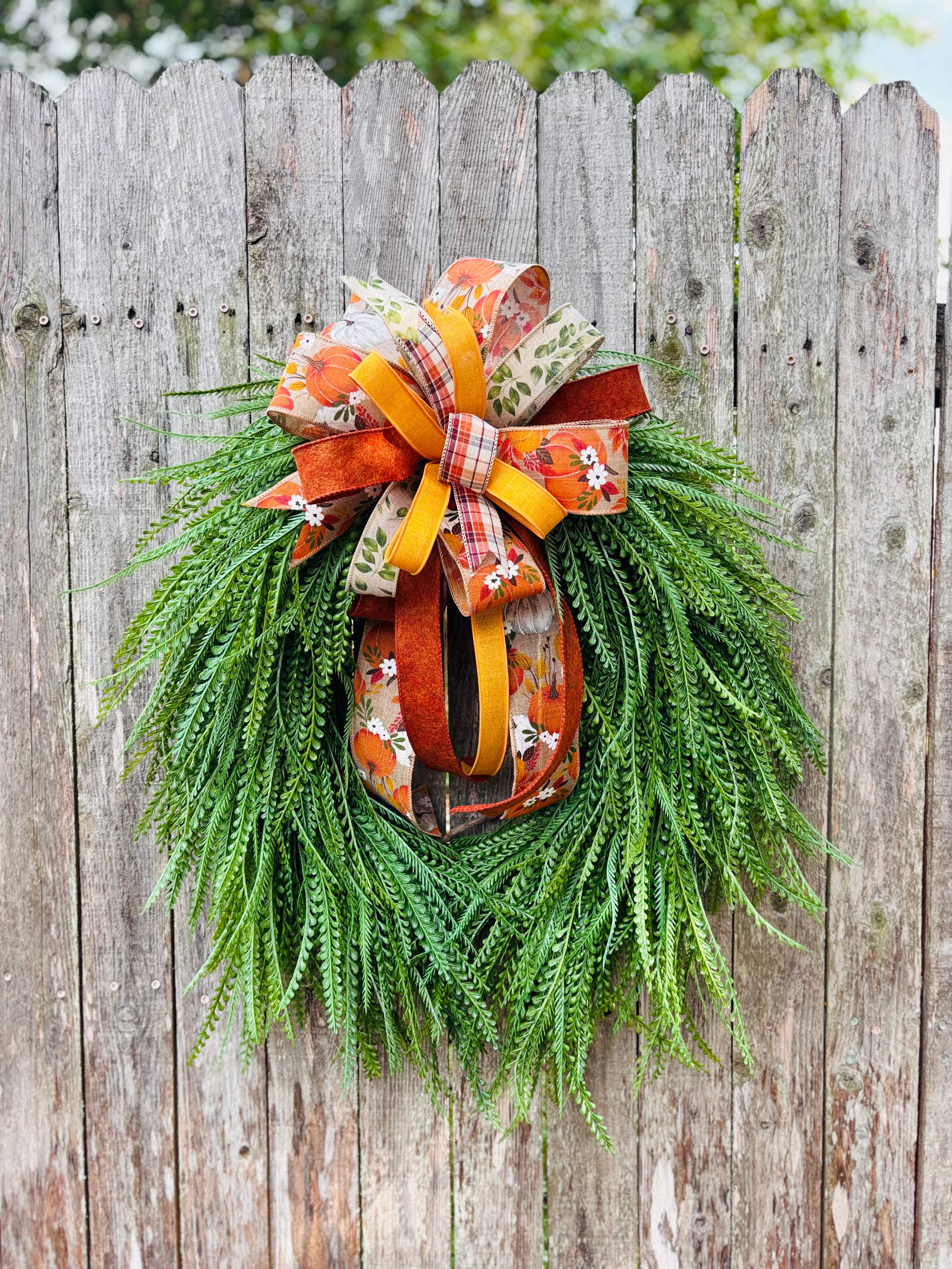Already Made Beautiful Fern Wreath