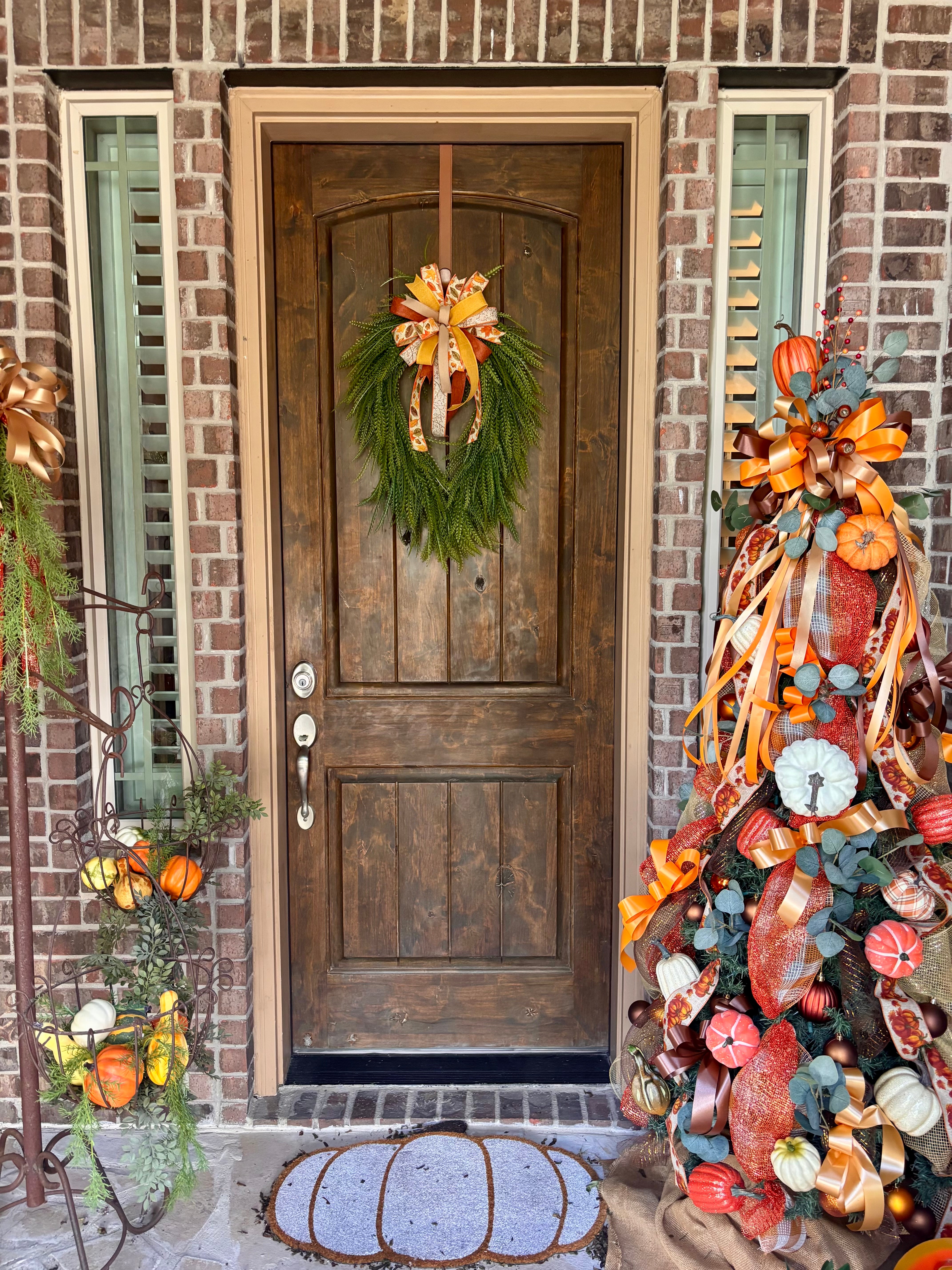 Already Made Falling for You Beaded Fern Wreath