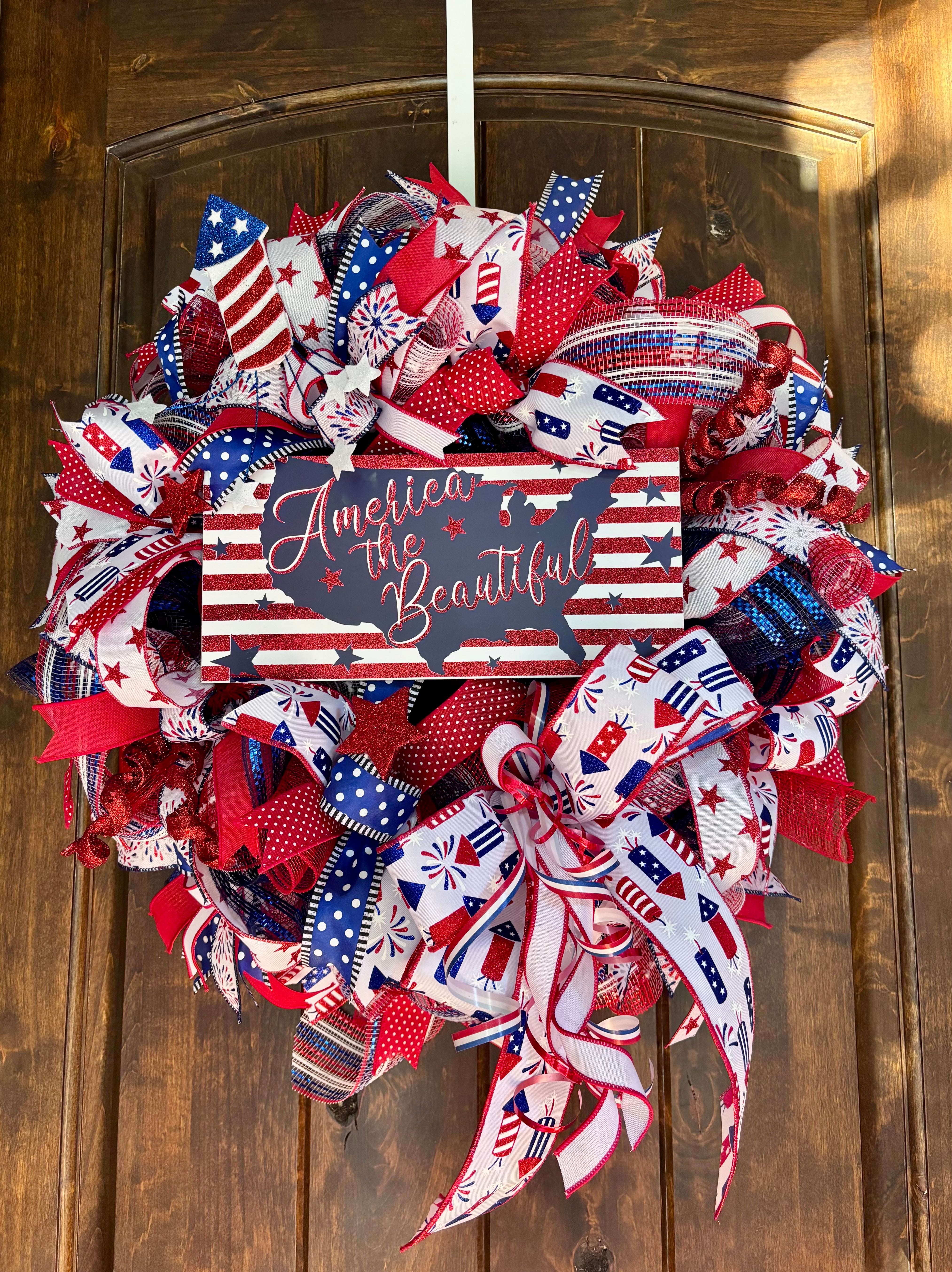 Already Made America the Beautiful Wreath
