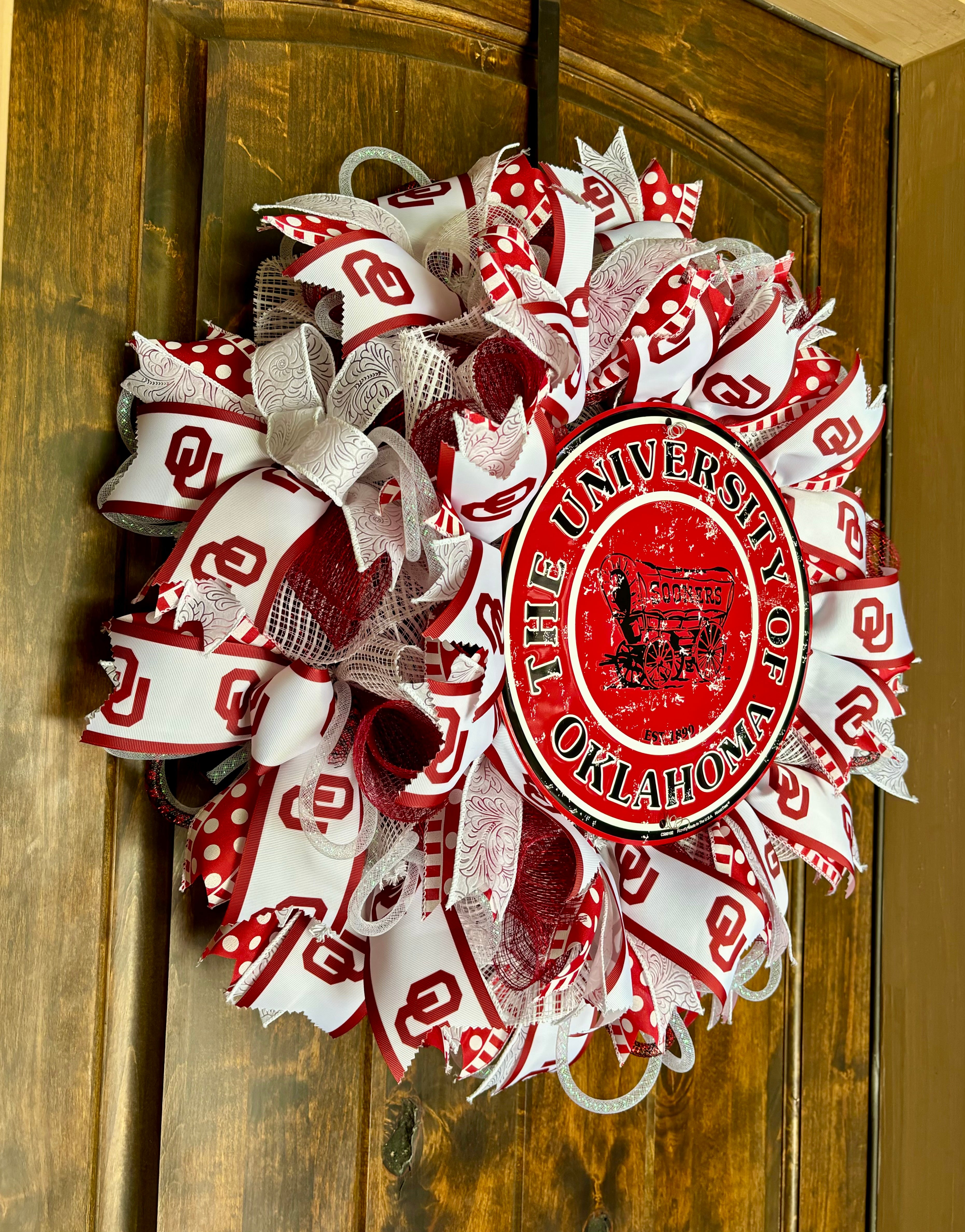 Made to Order University of Oklahoma Wreath