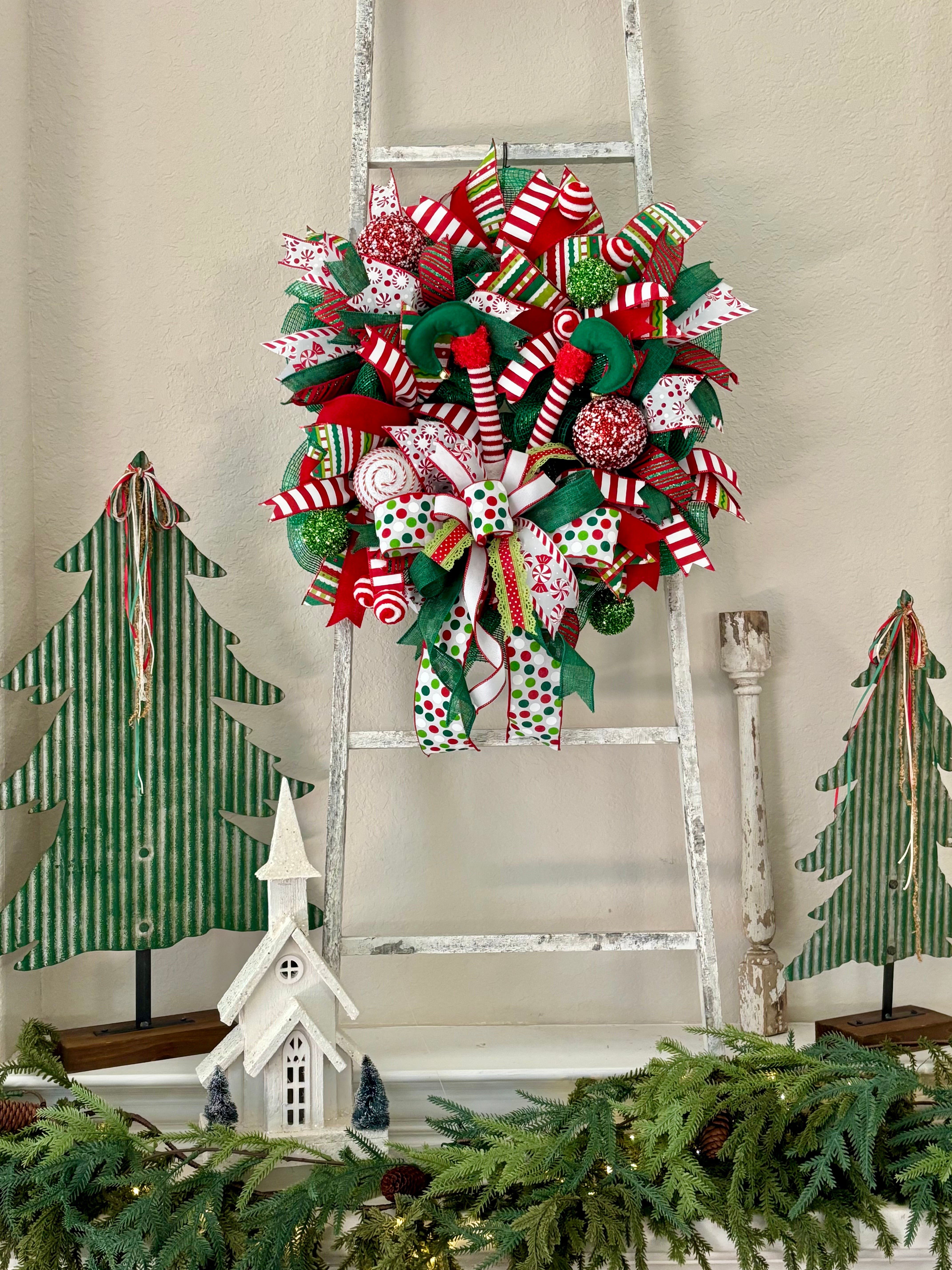 Made to Order Elf Wreath