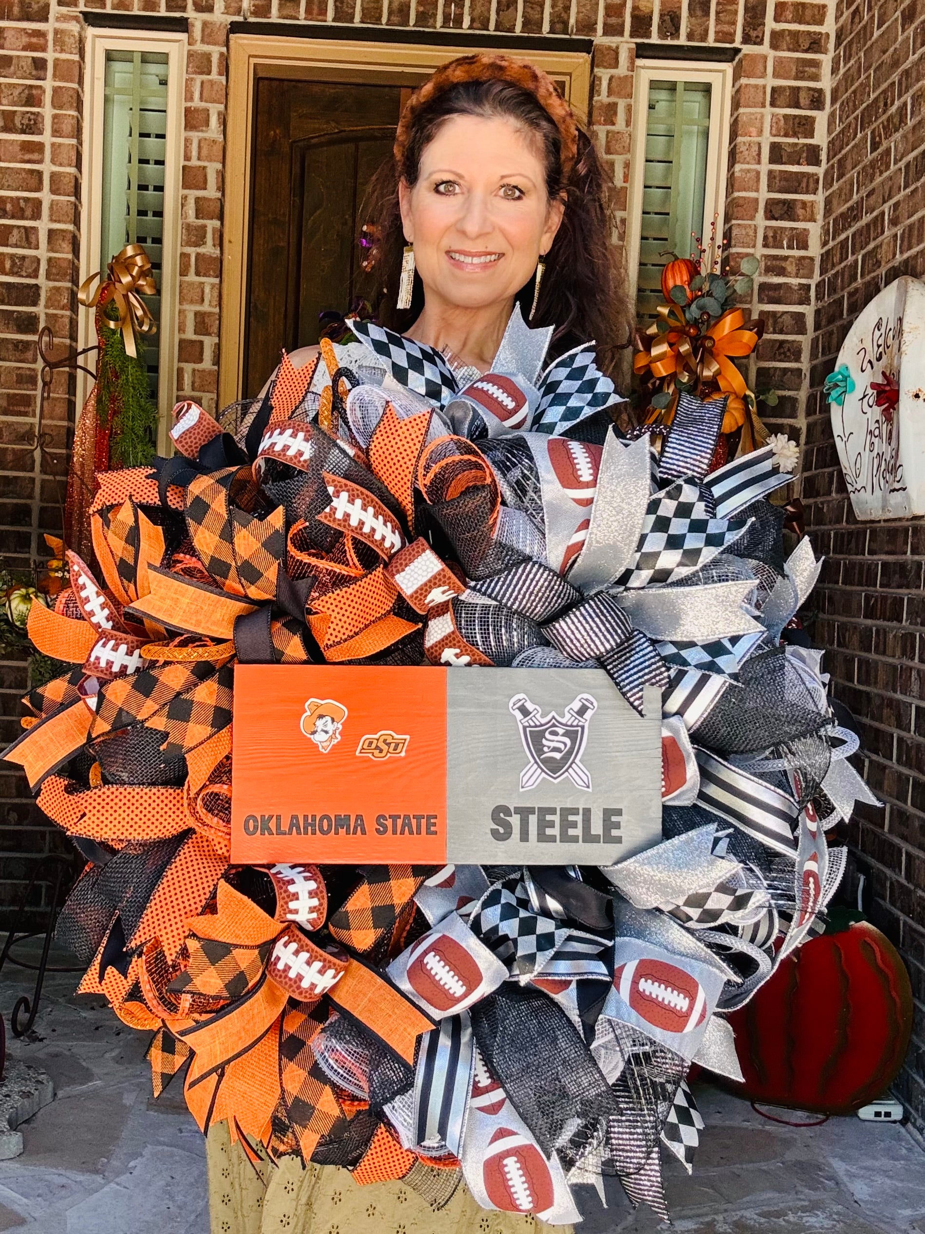 Made to Order House Divided or Split Wreath