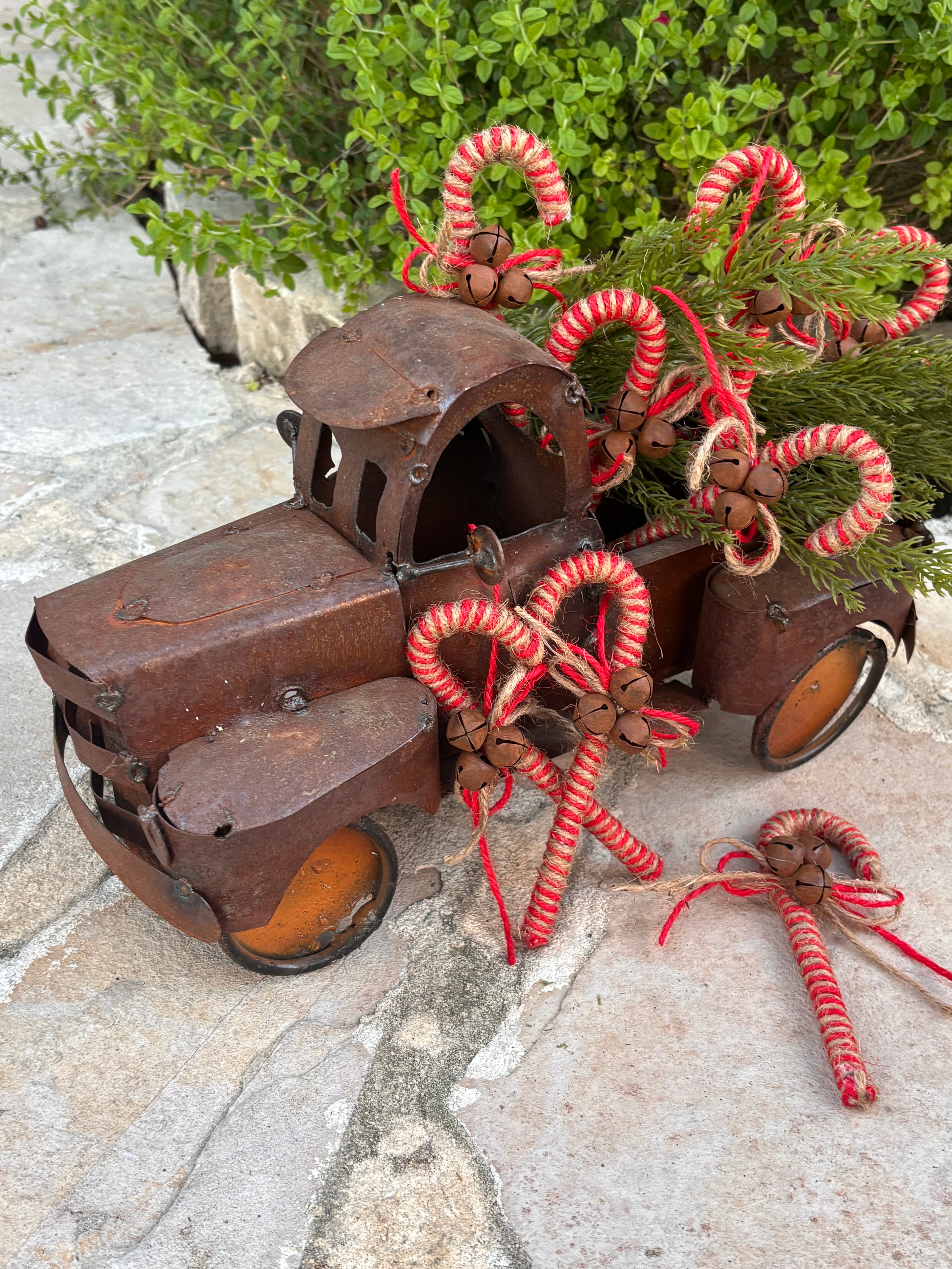Rustic Candy Cane Ornaments