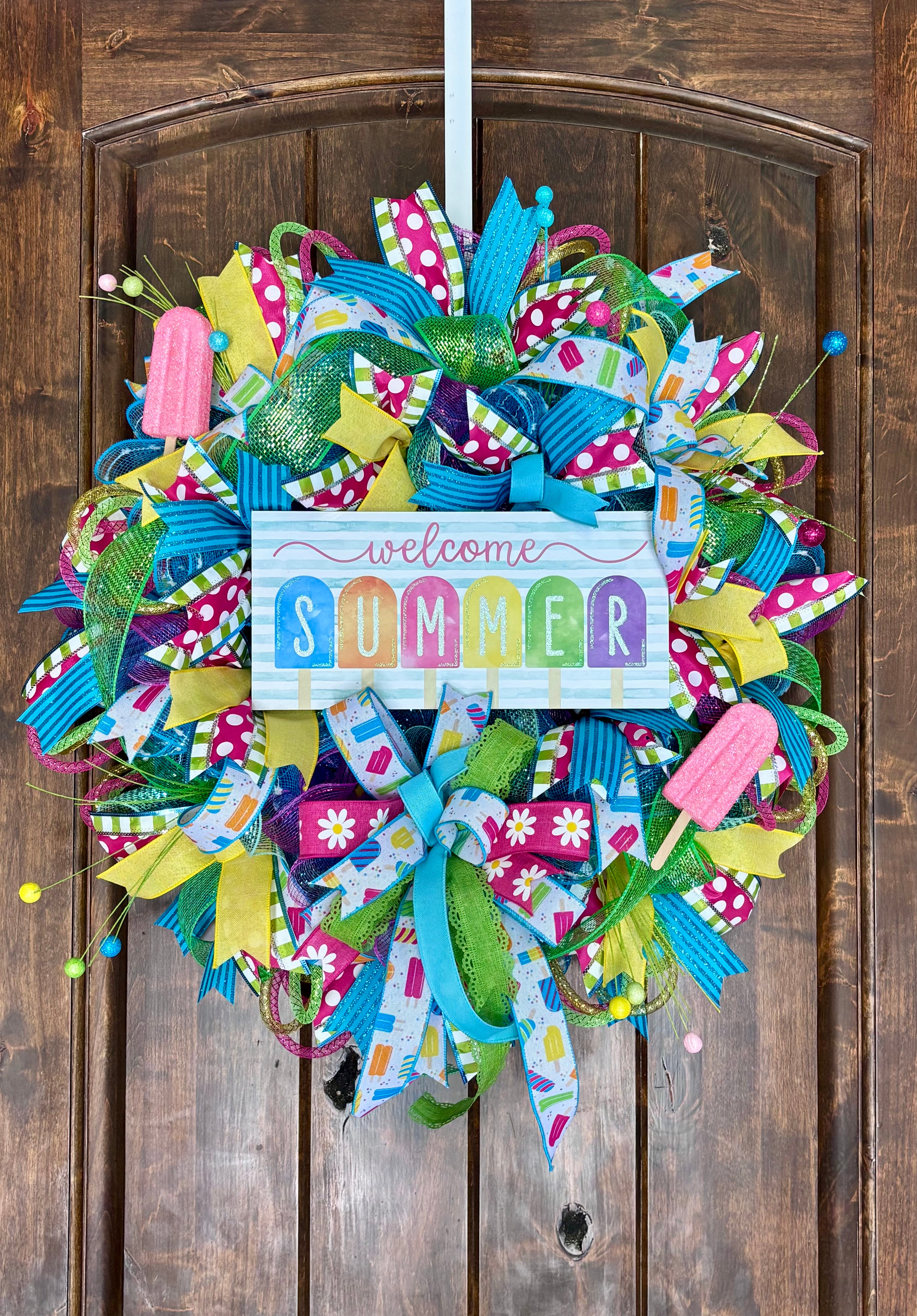 Already Made Welcome Summer Wreath