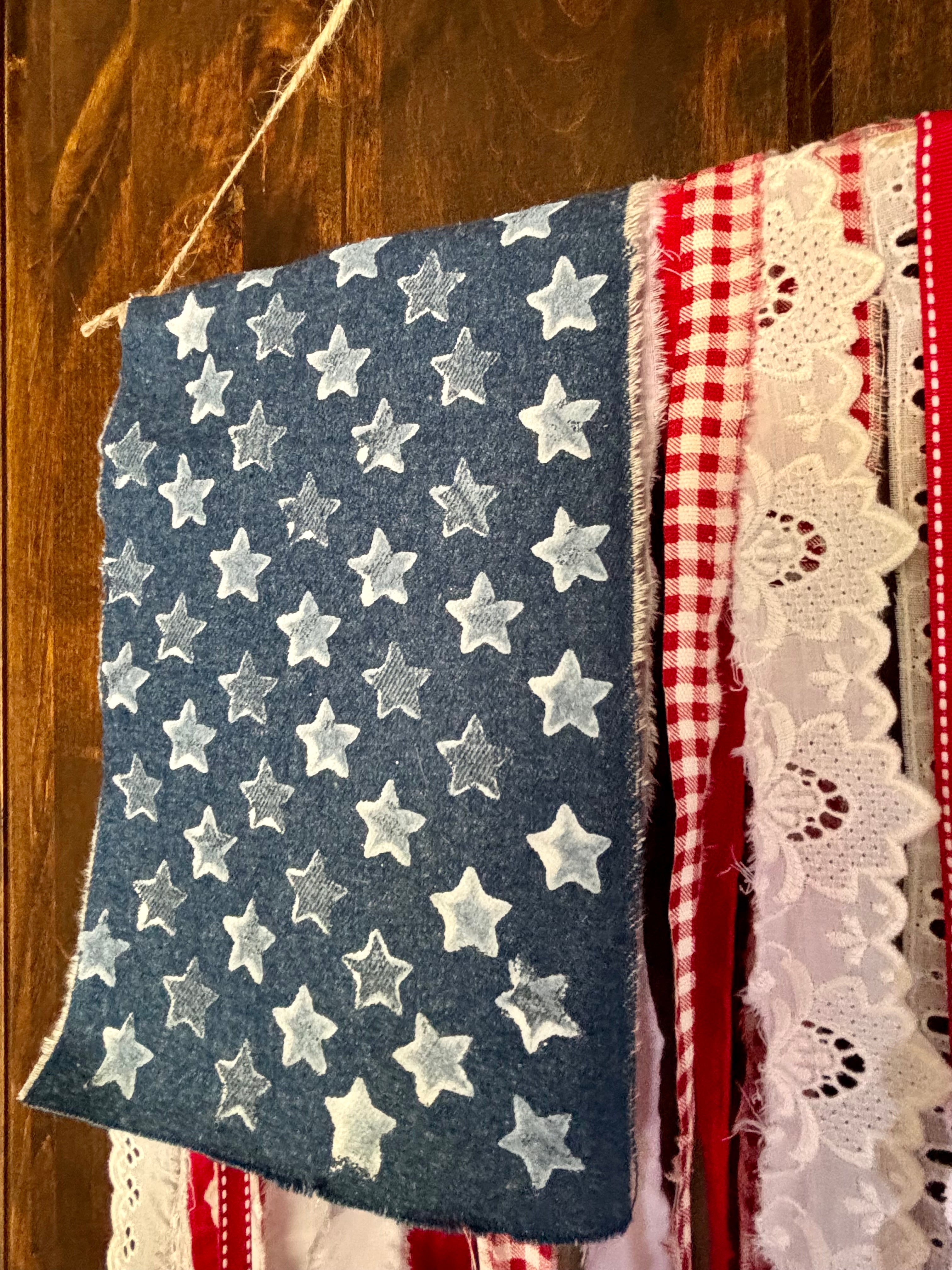 Made to Order Boho Rag Flag