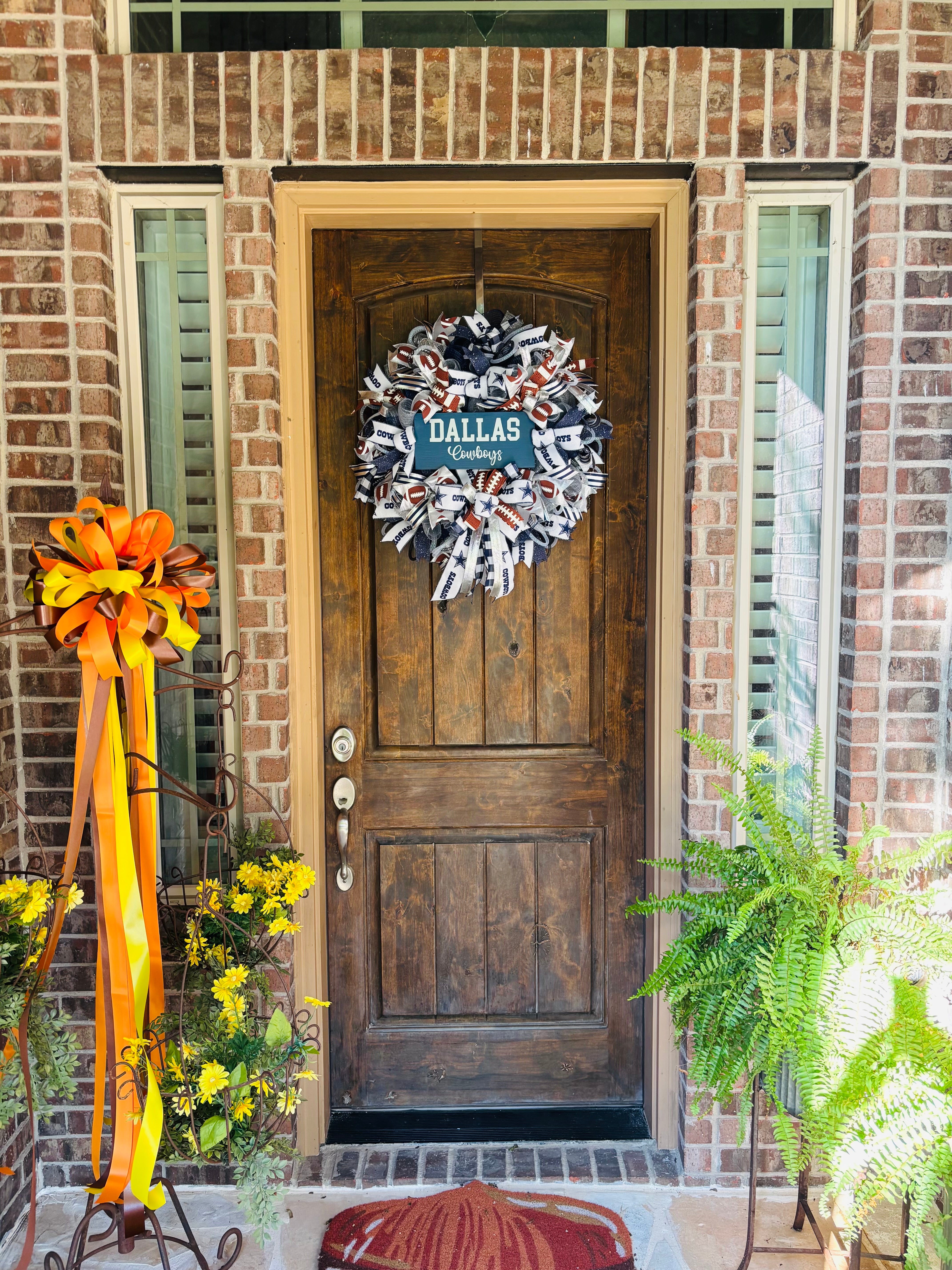 Made to Oder Dallas Cowboys Wreath