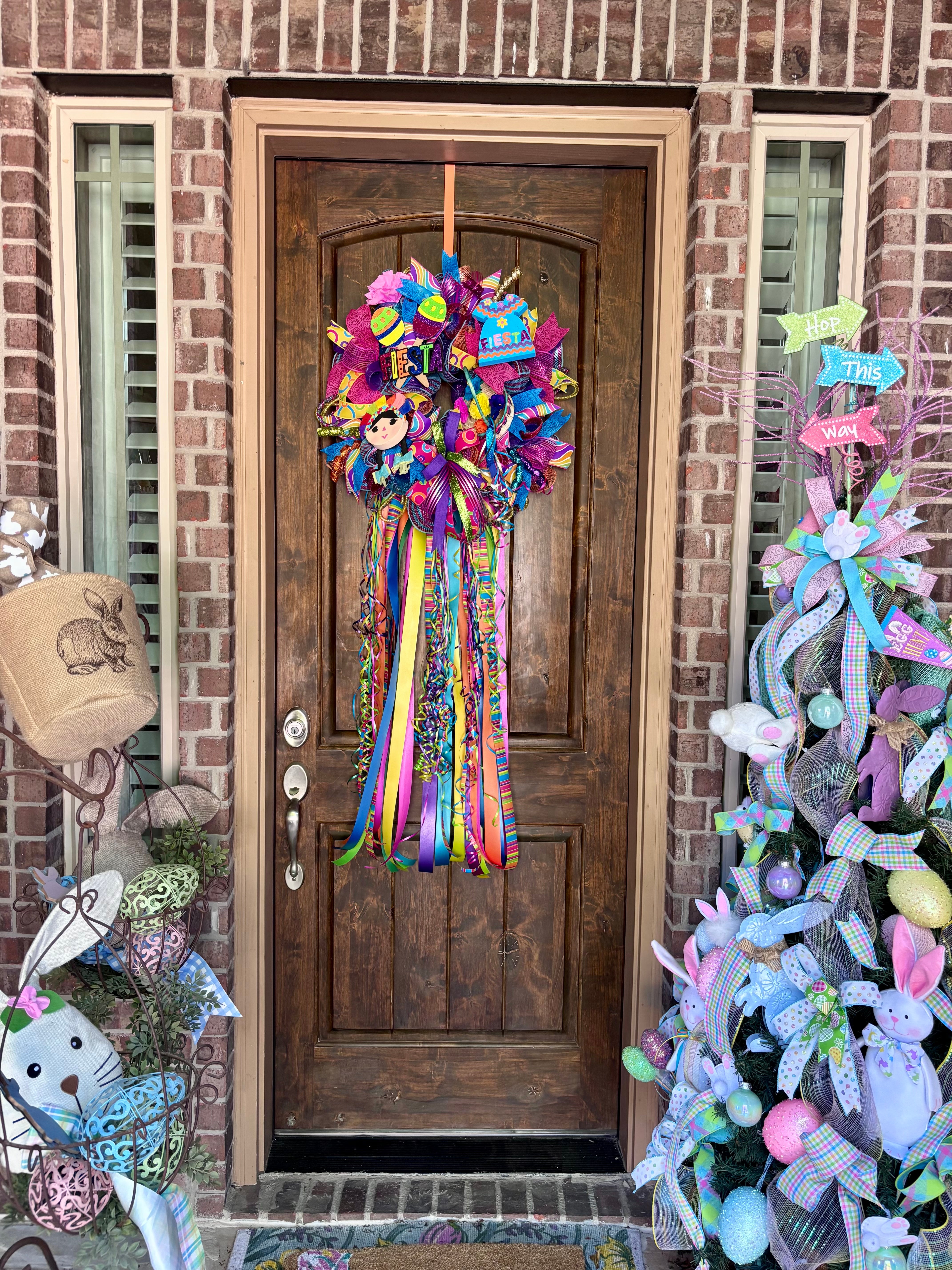 Made to Order 24” Fiesta Ribbon Wreath