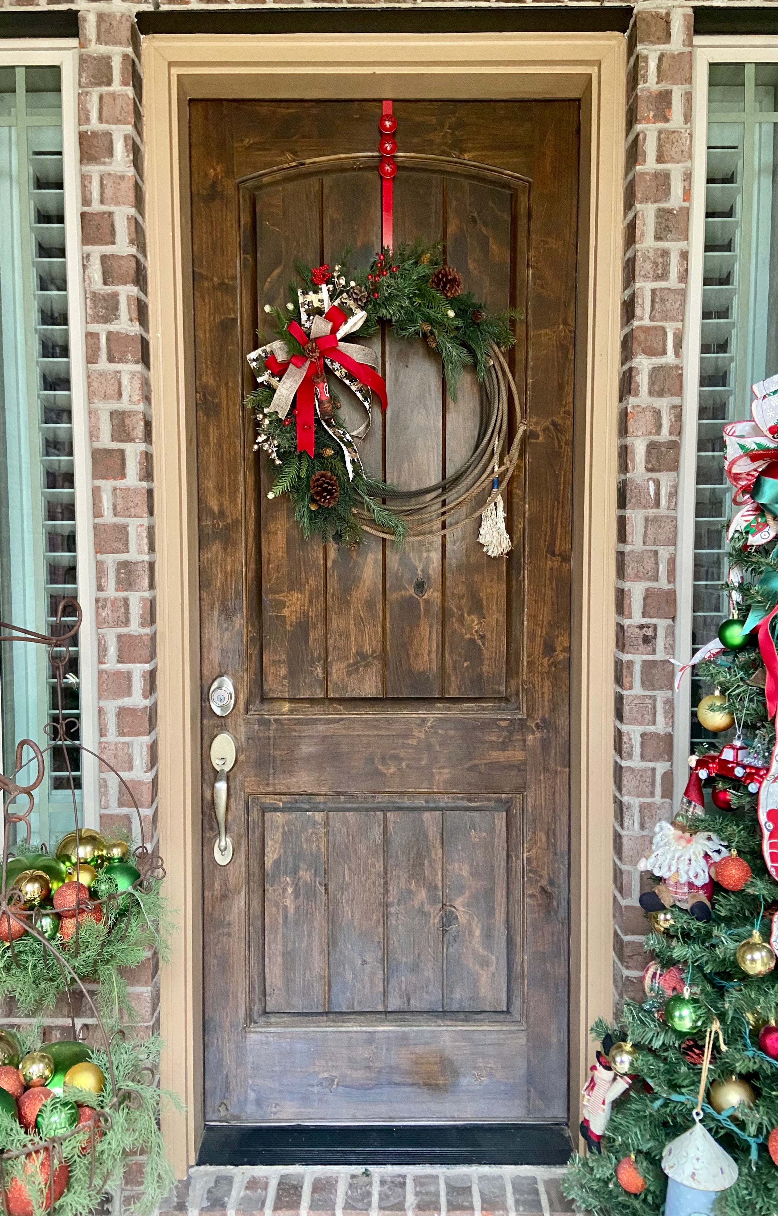 Cowboy Christmas Lasso Wreath