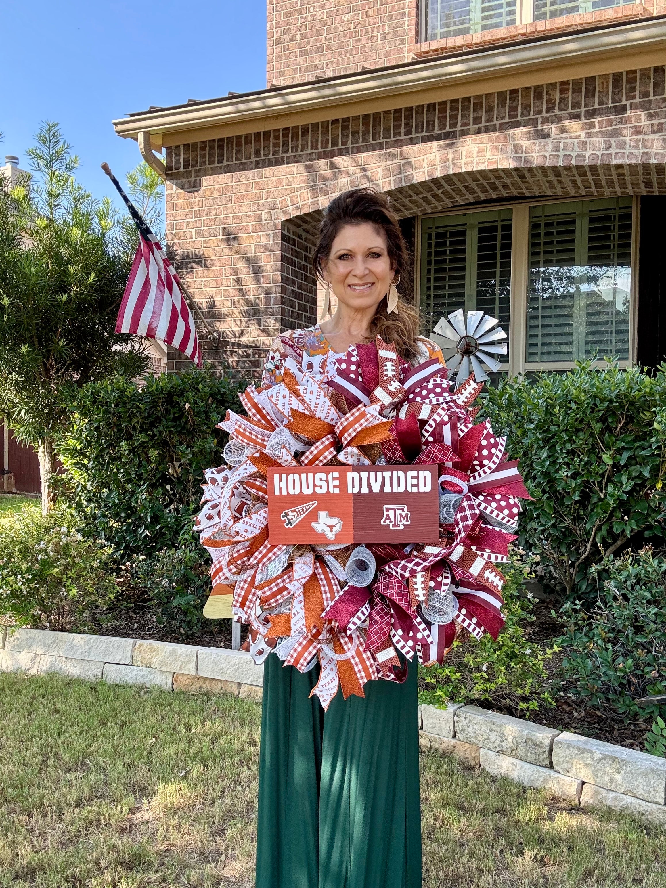 Made to Order House Divided Wreath