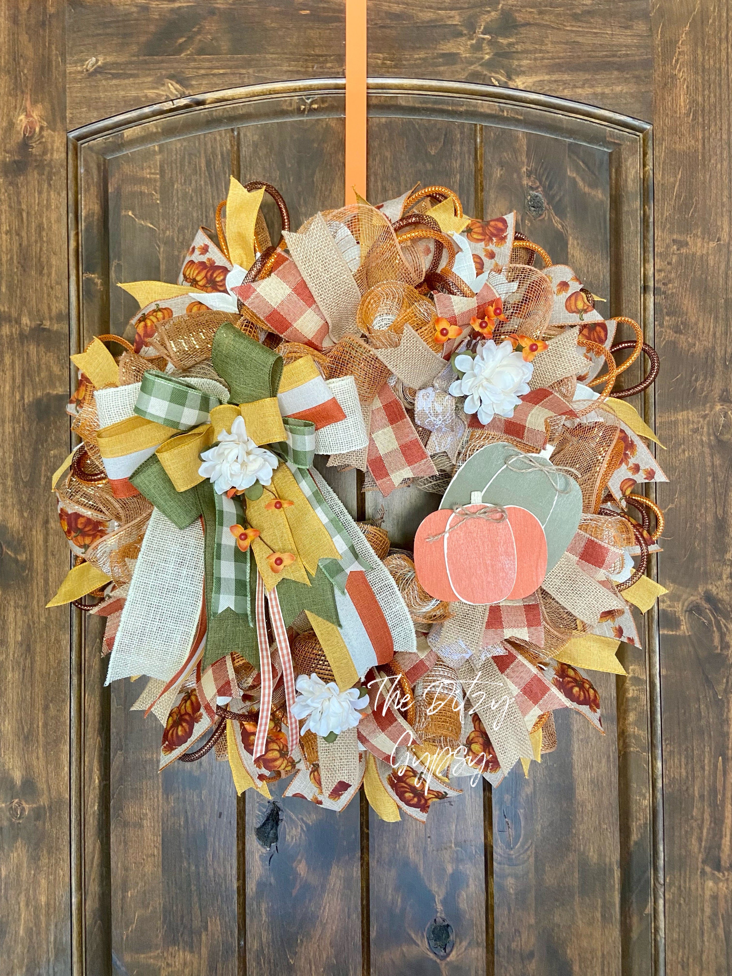 Made to Order Fall Ribbon Wreath