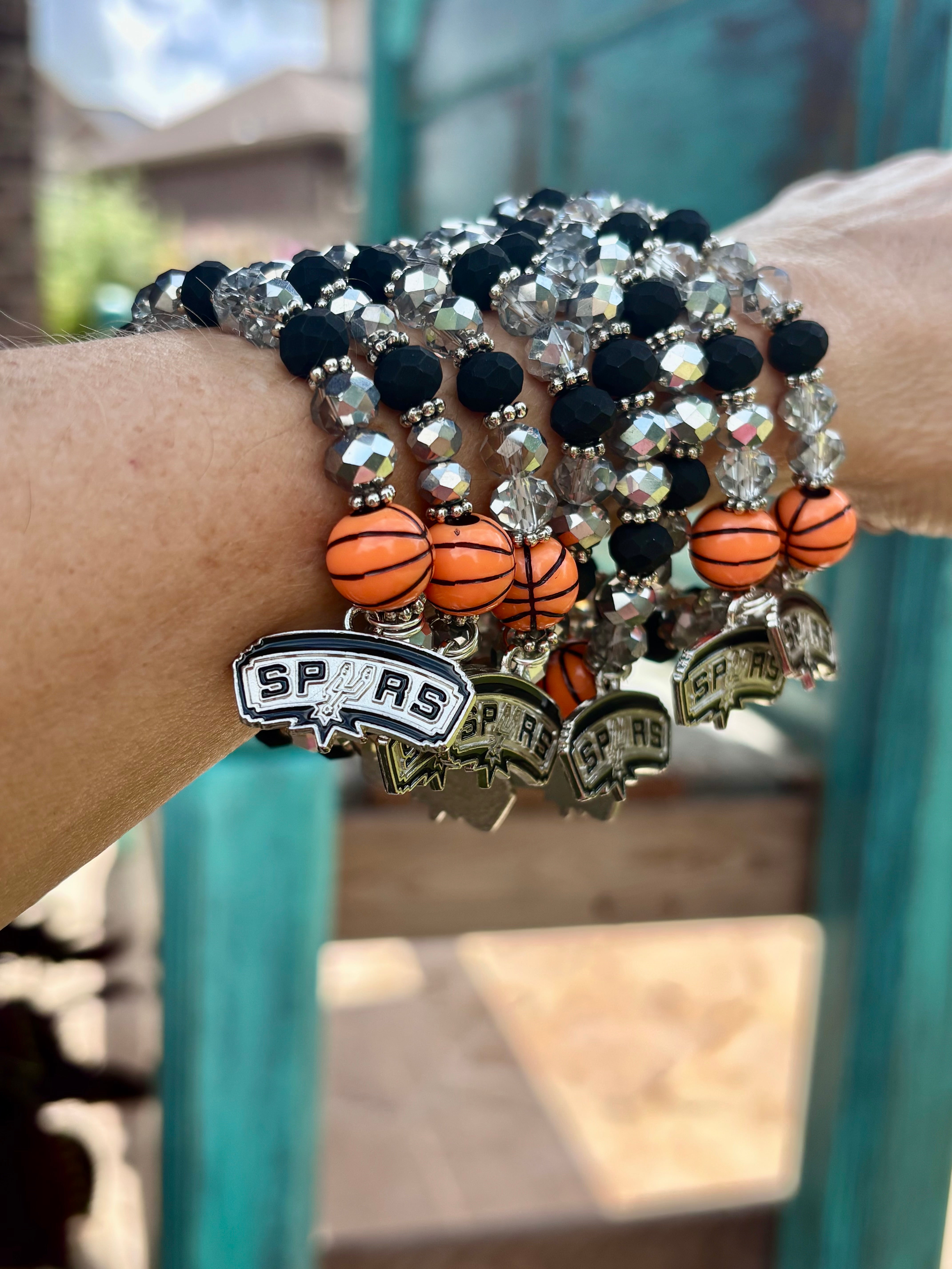 Already Made San Antonio Spurs Stretch Bracelet