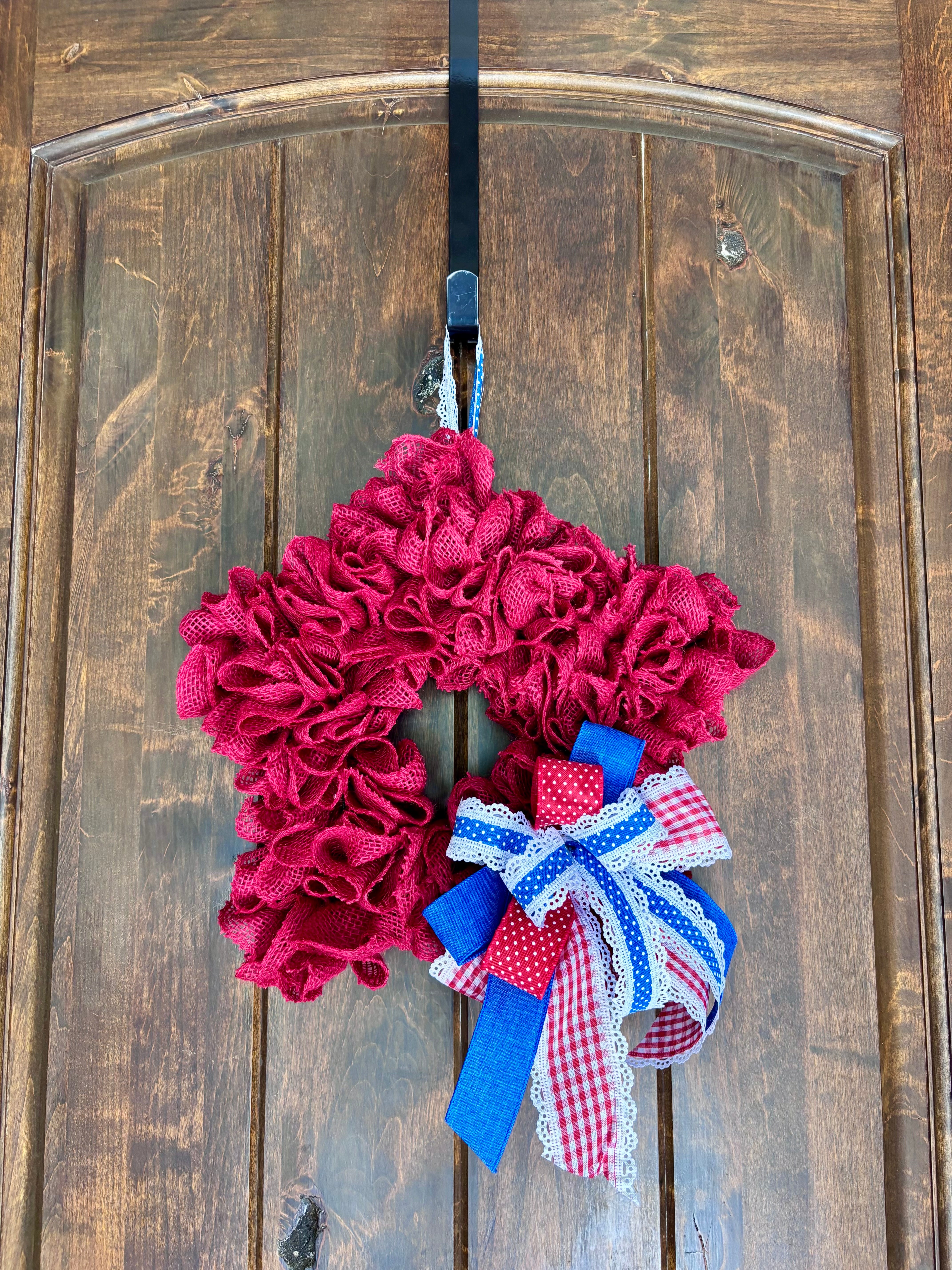 Made to Order Burlap Star Wreath