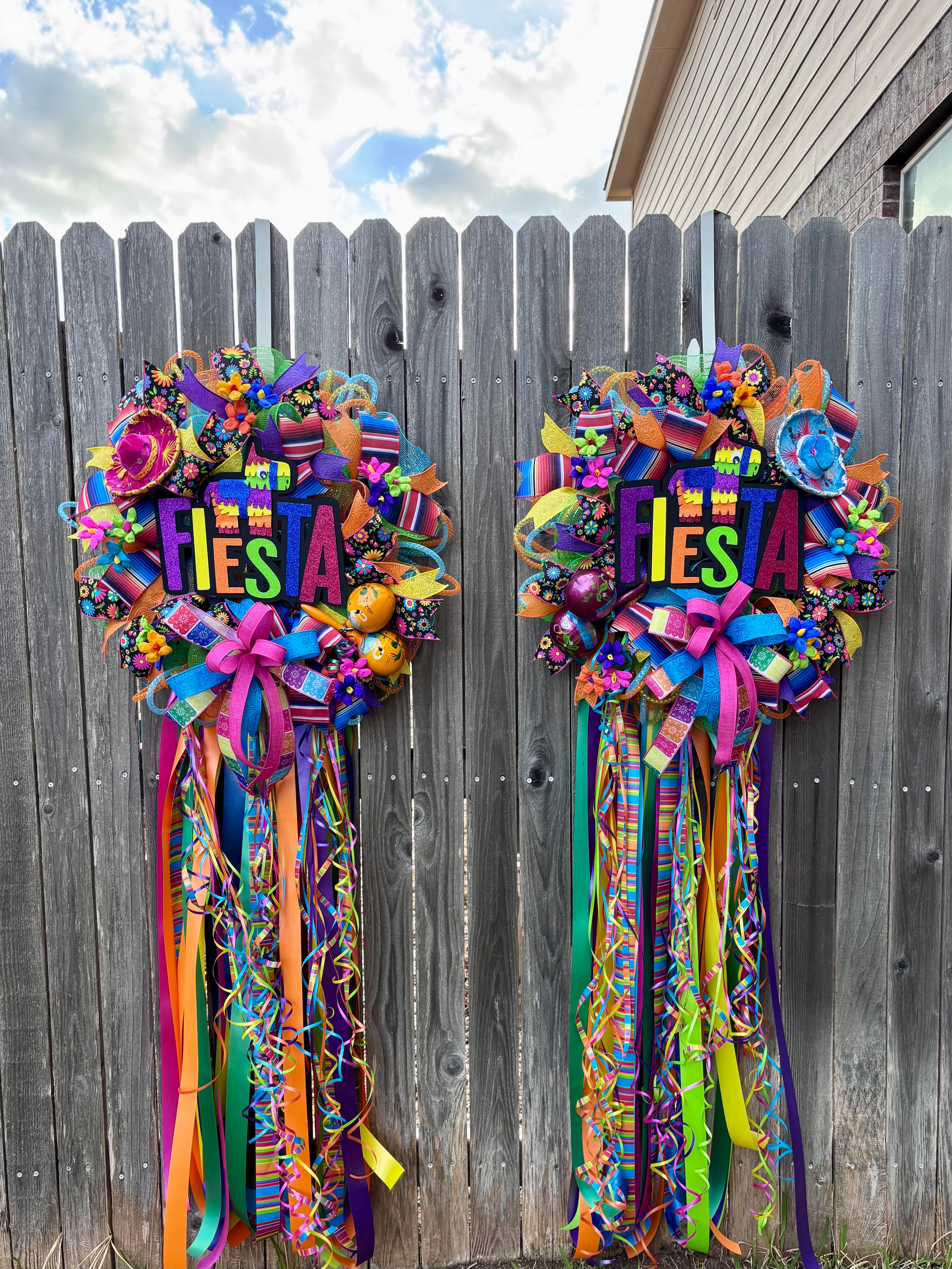 Made to Order 24” Fiesta Ribbon Wreath