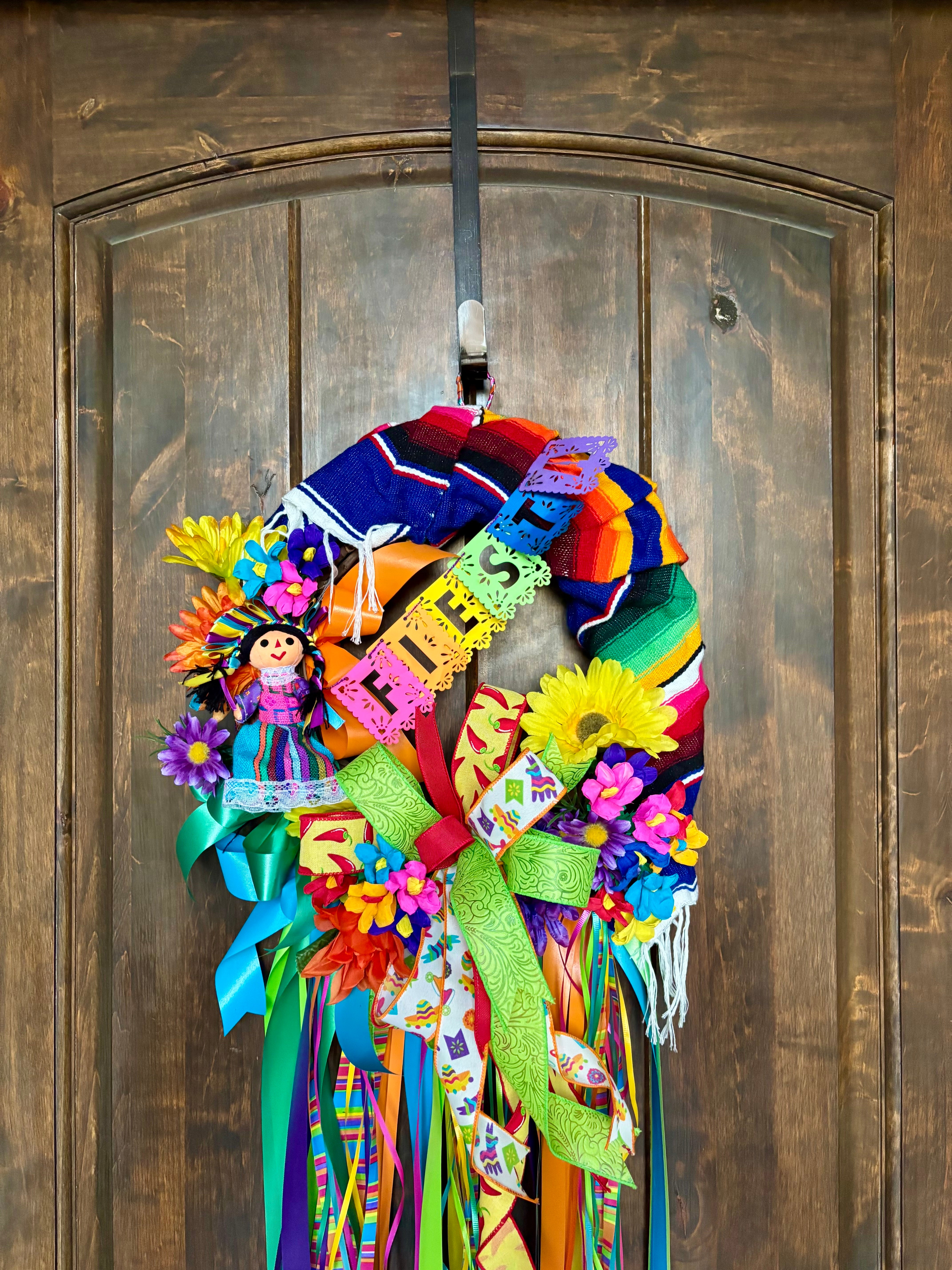 Petite Serape Fiesta Wreath