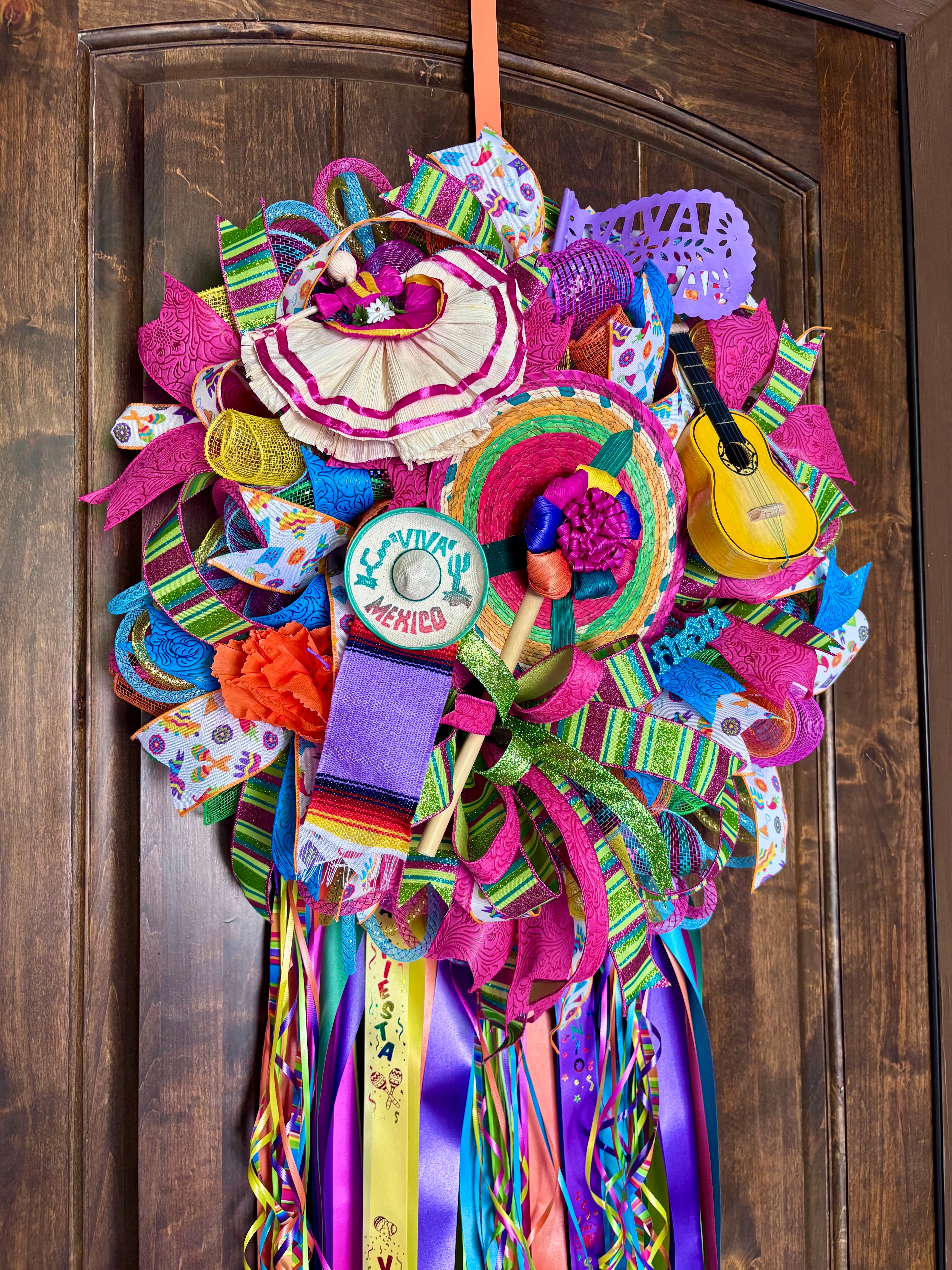 Made to Order 24” Fiesta Ribbon Wreath