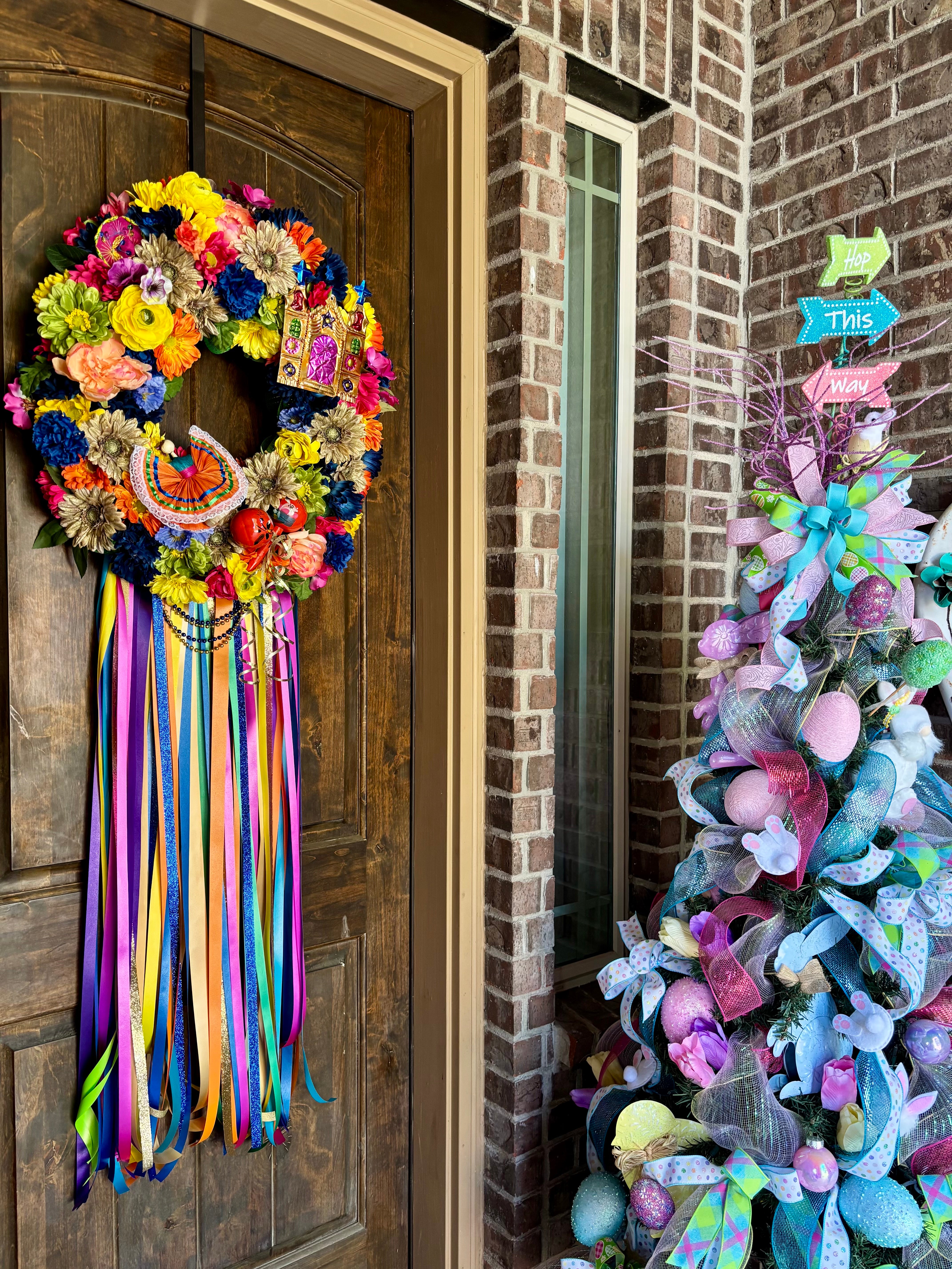 Simply Fabulous Floral Fiesta Wreath