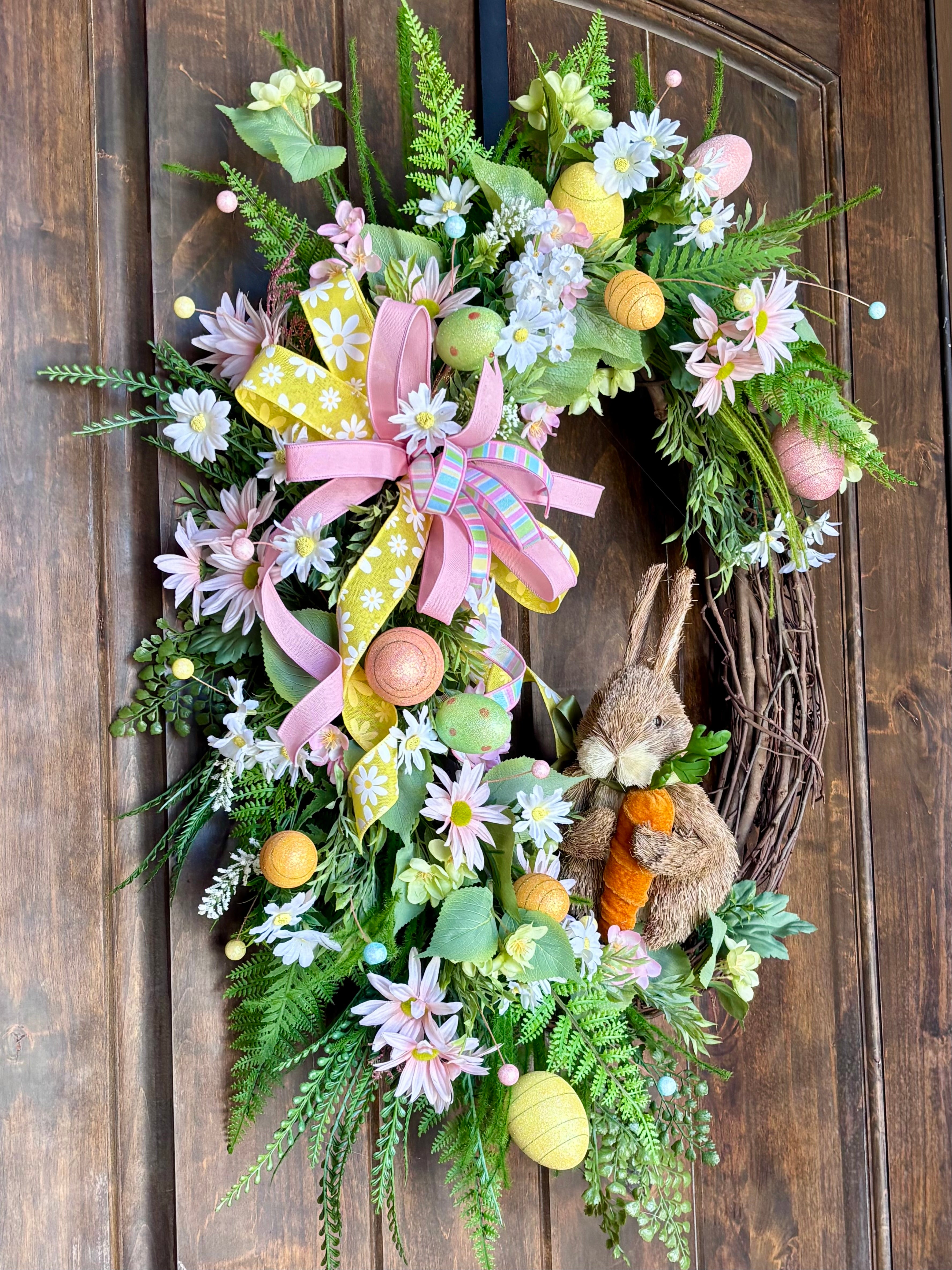 Bunny's Daisy Garden Wreath