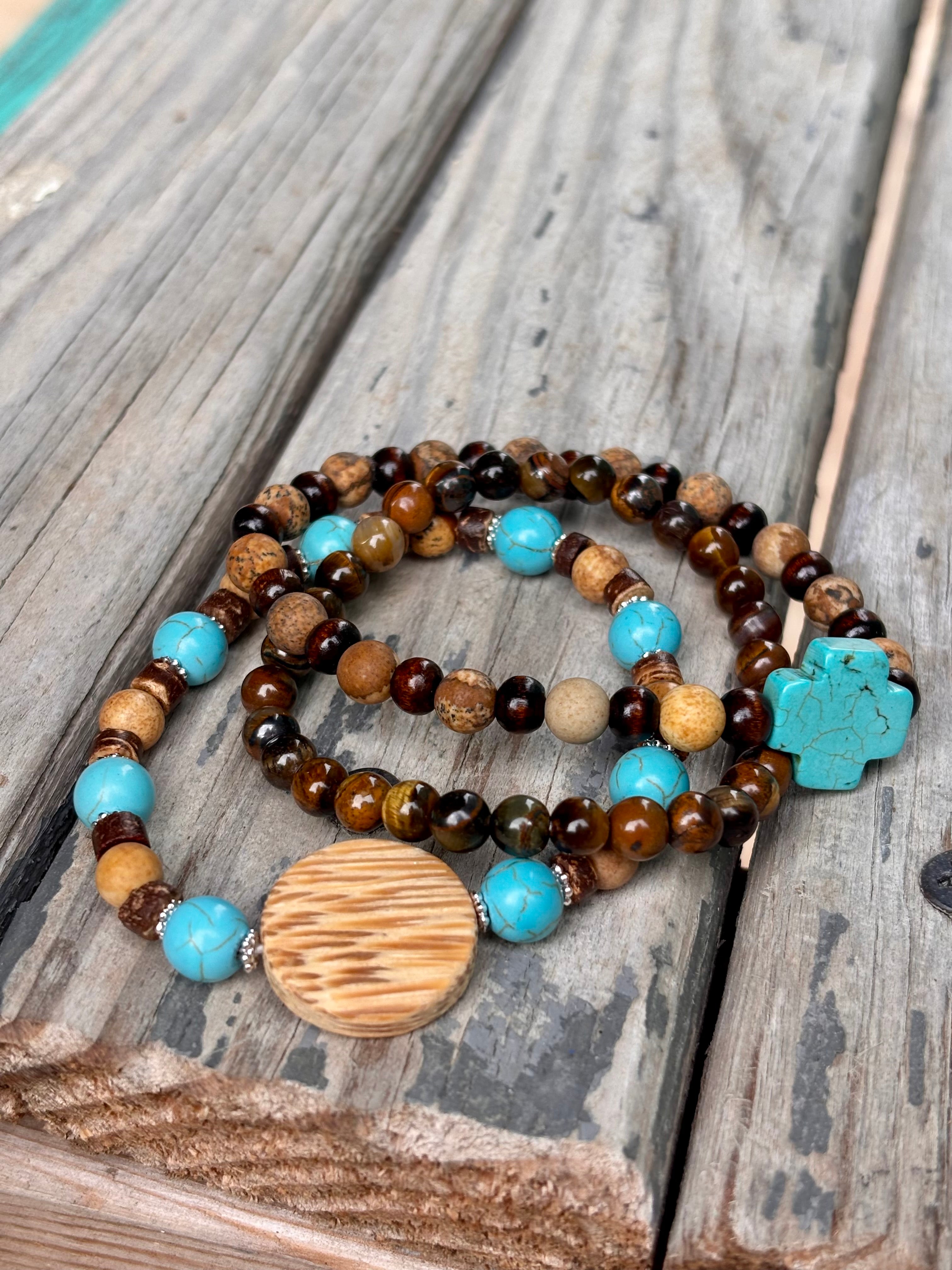 Turquoise Trail Bracelet Trio