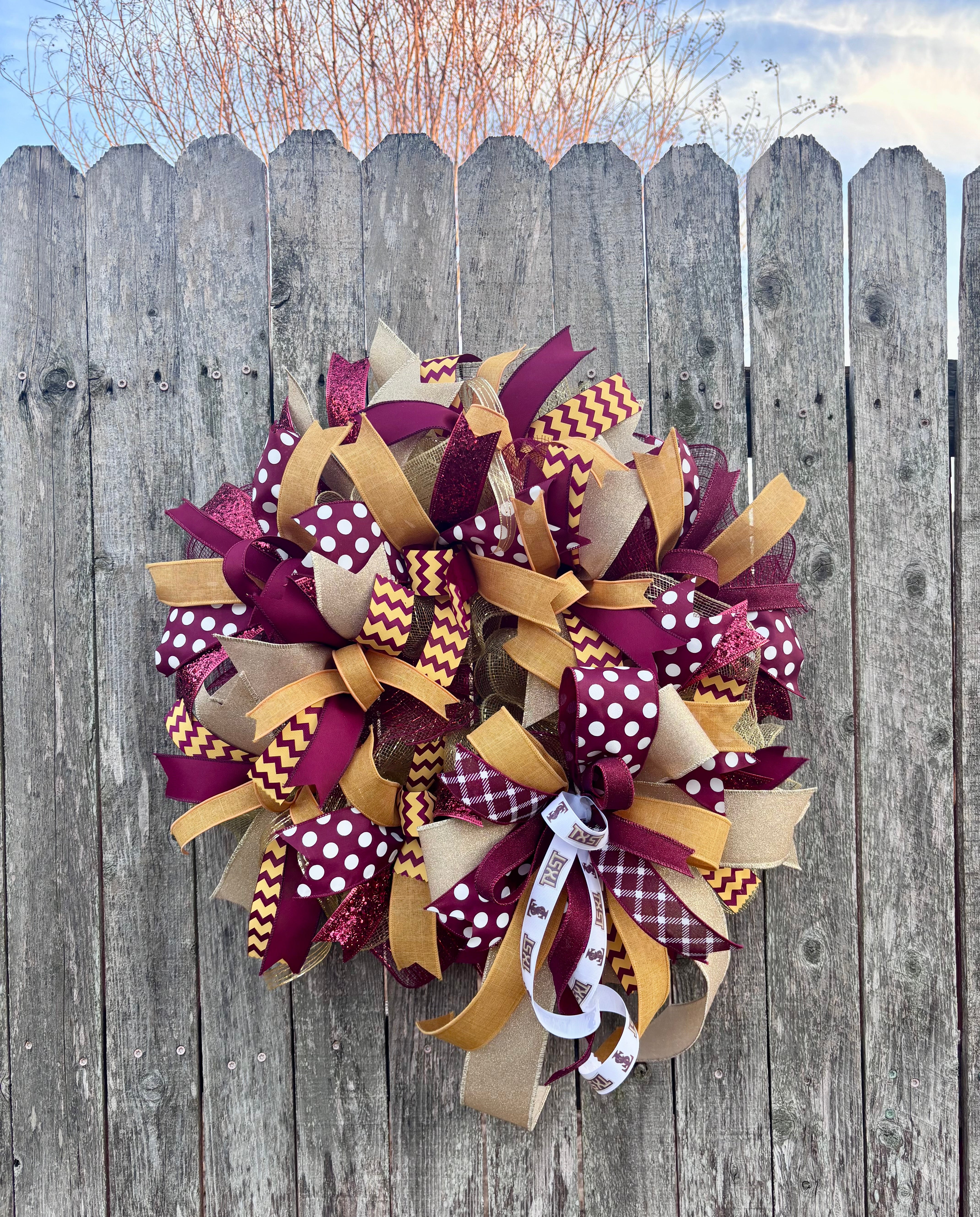 22” Made to Order Collegiate Wreath