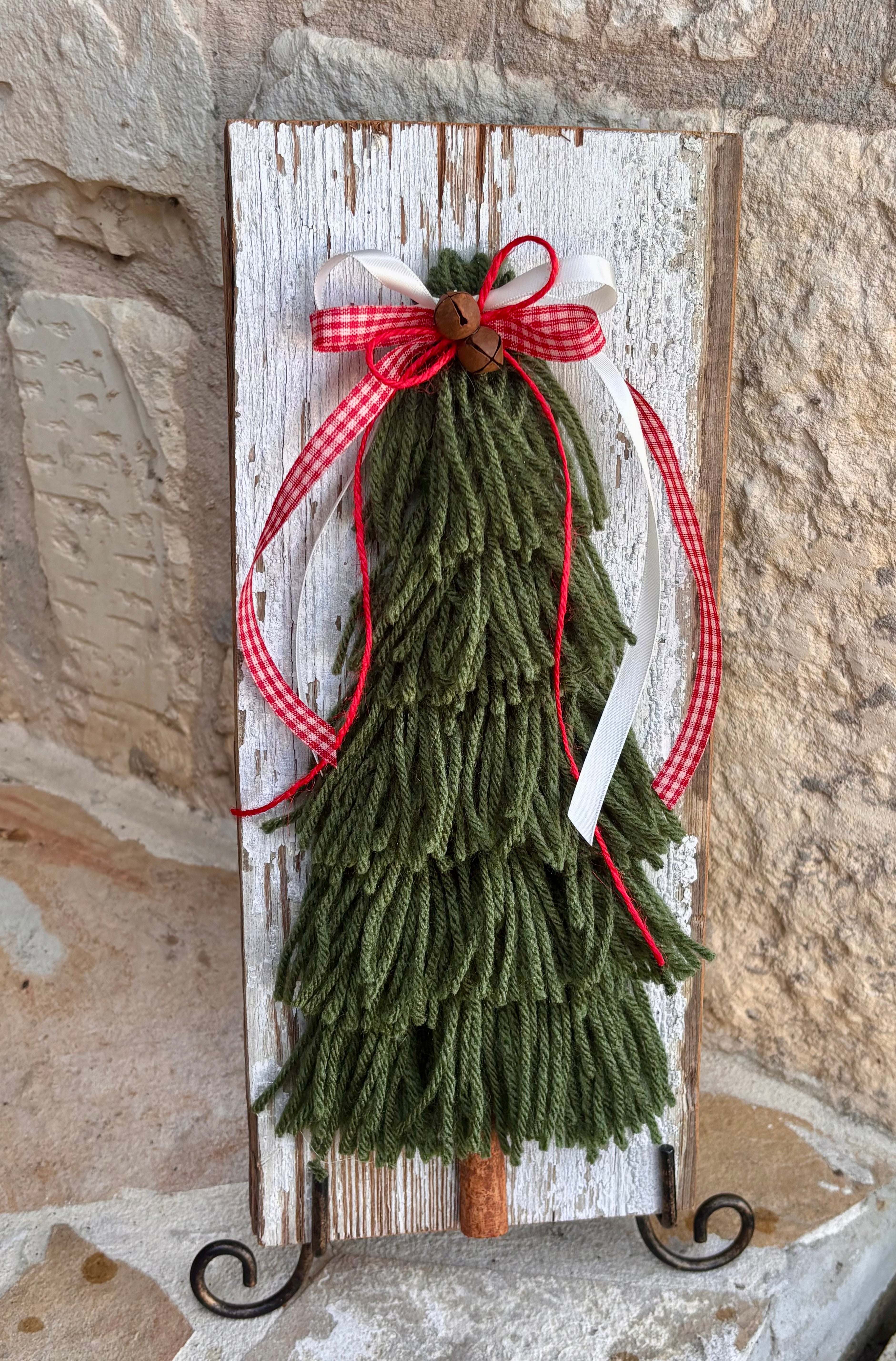 Tassel Tree on Aged Wood