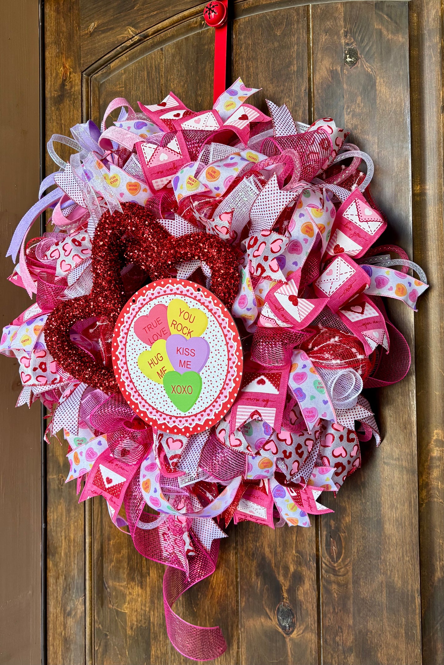 Made to Order Extra Full Valentines Ribbon Wreath