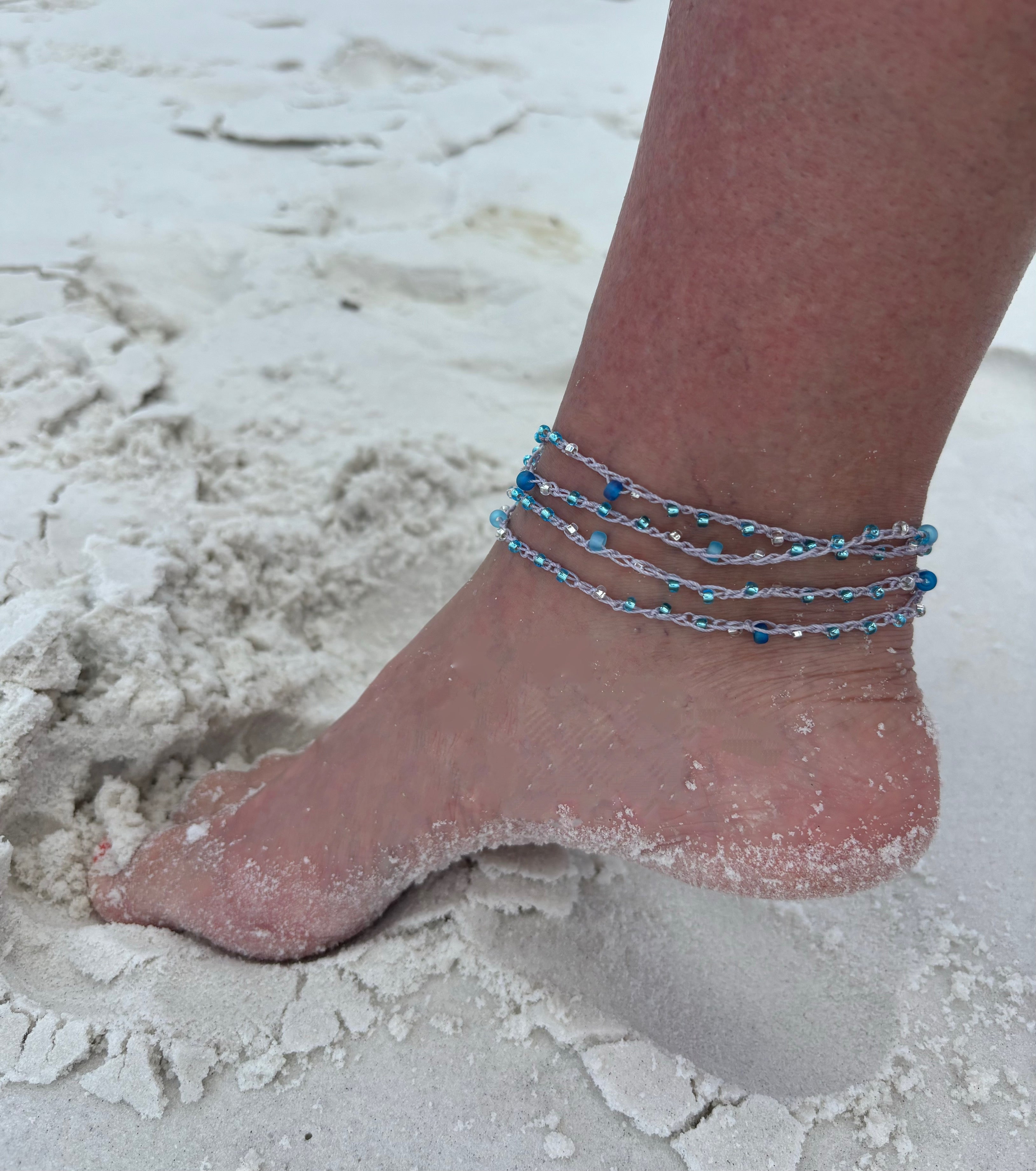 Made to Order Desert Sunset Crocheted Wrap Bracelet