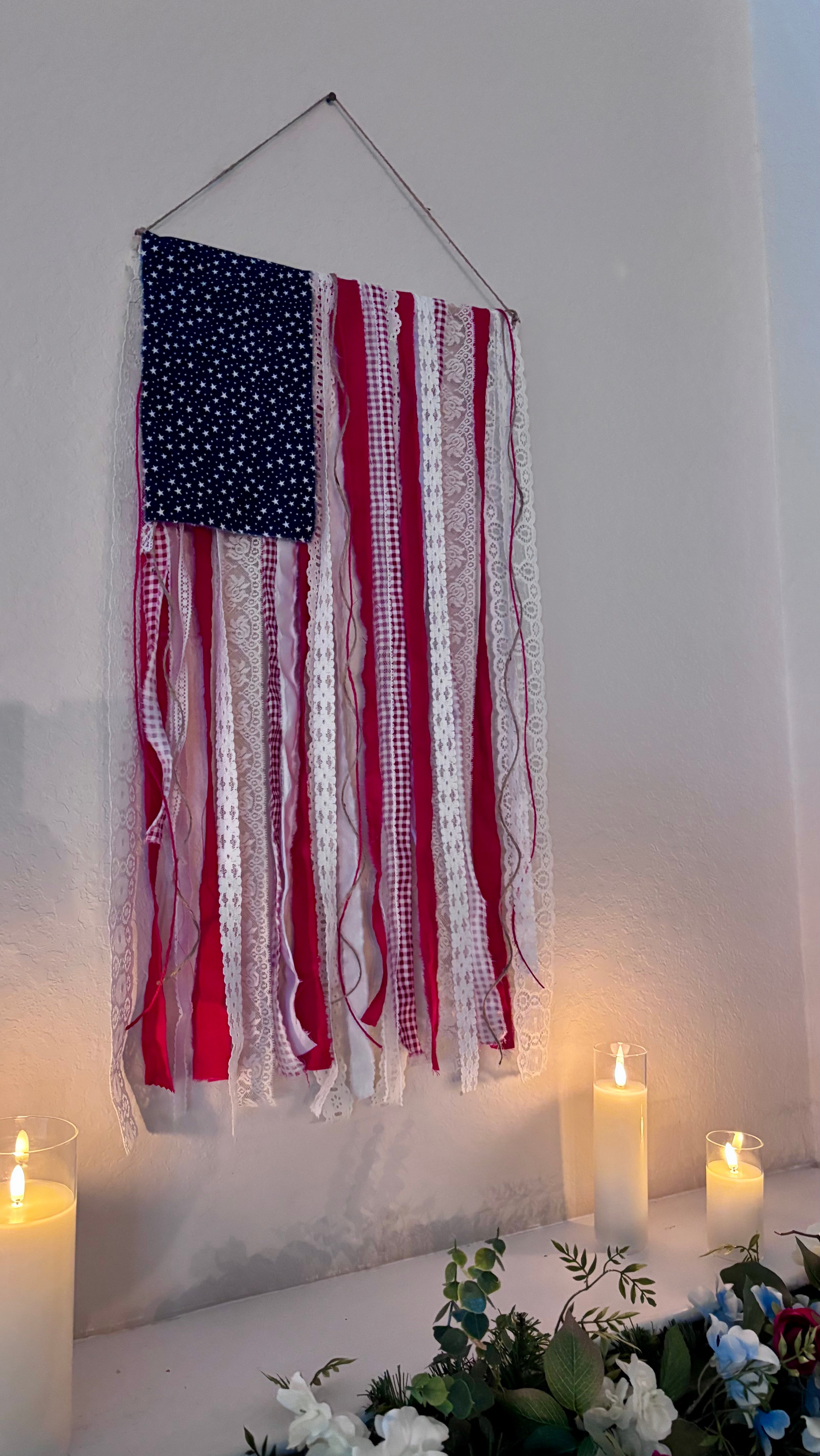 Made to Order Boho Rag Flag