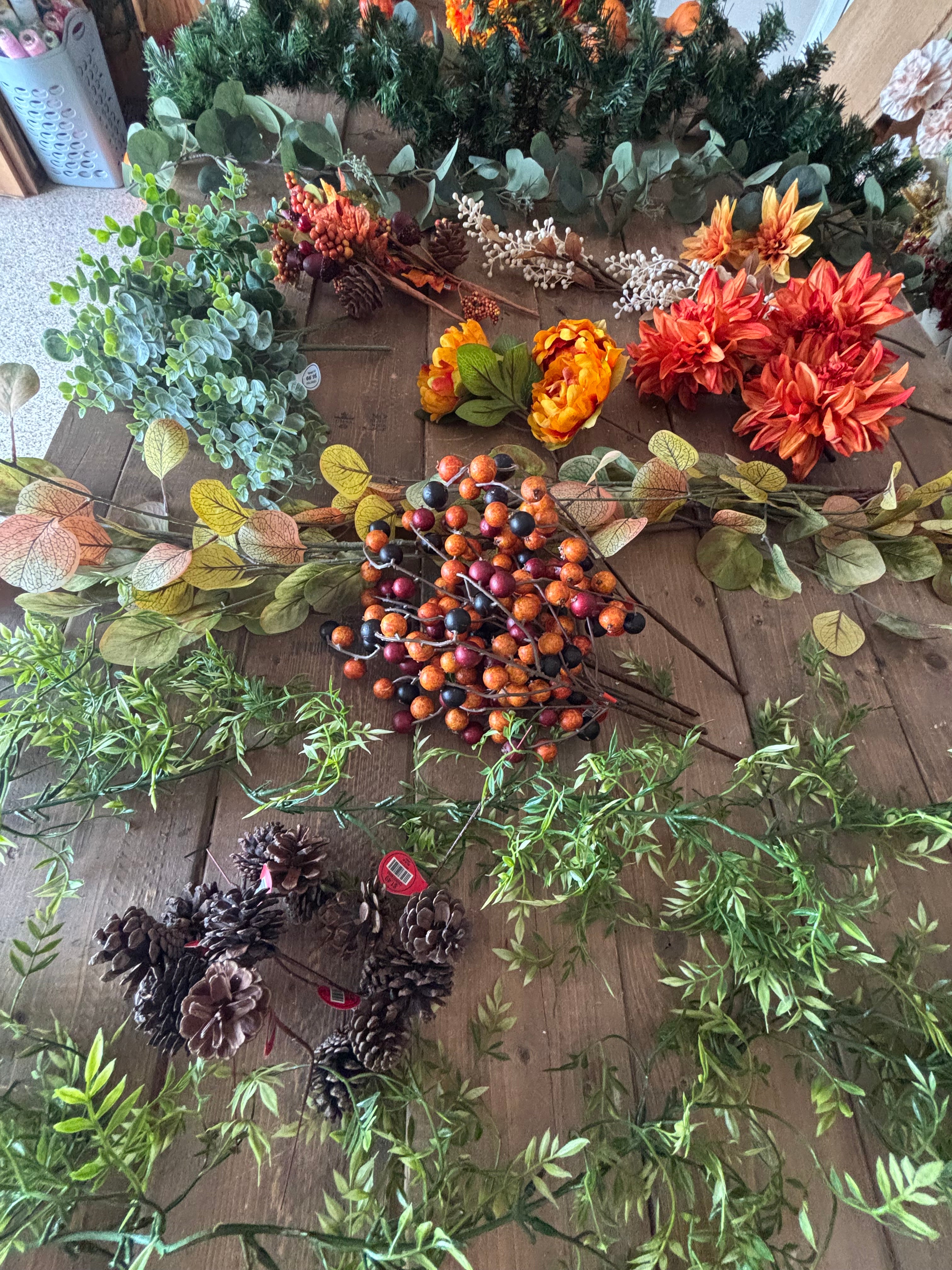 Made to Order Fall Floral Garland