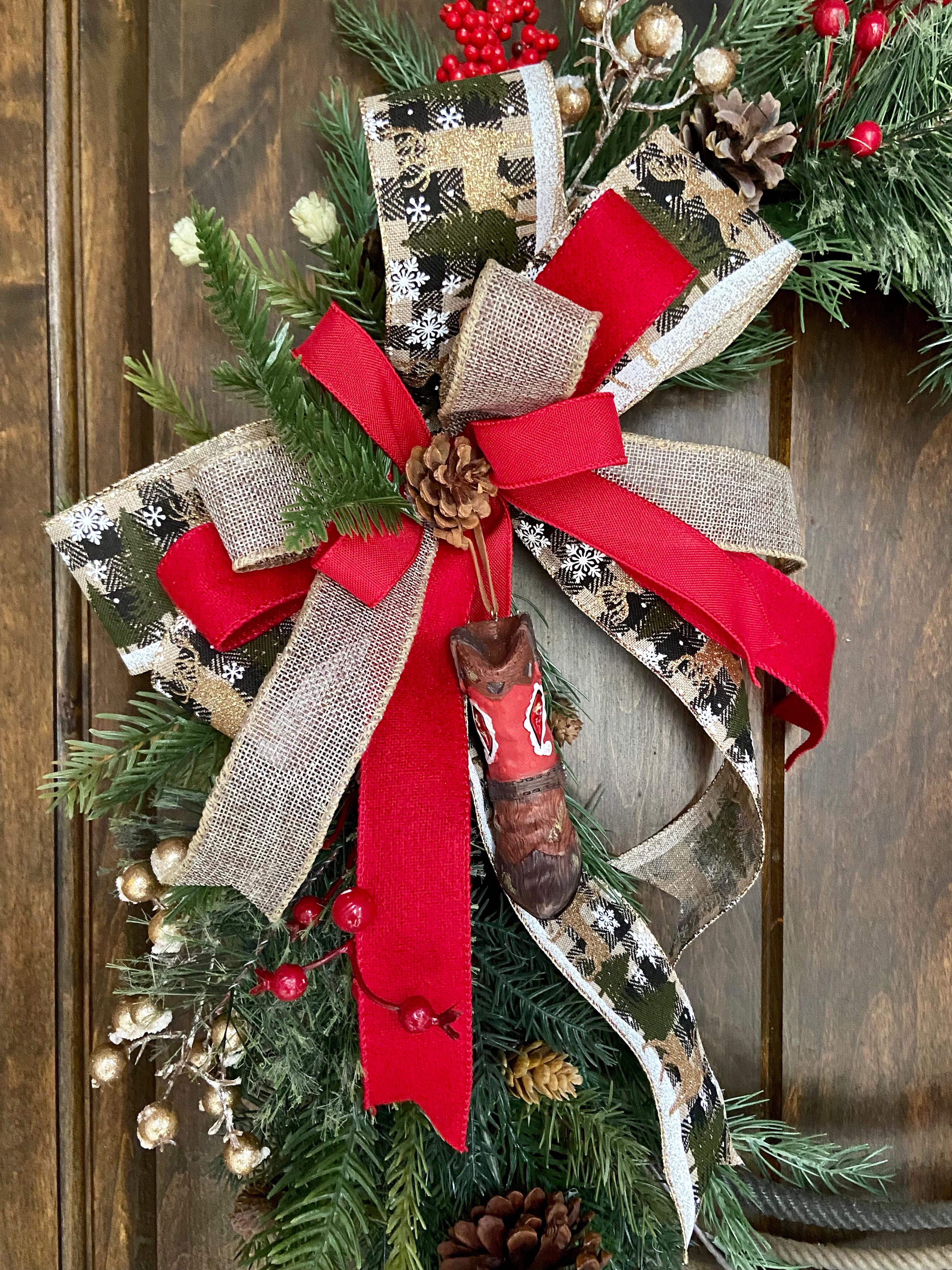 Cowboy Christmas Lasso Wreath