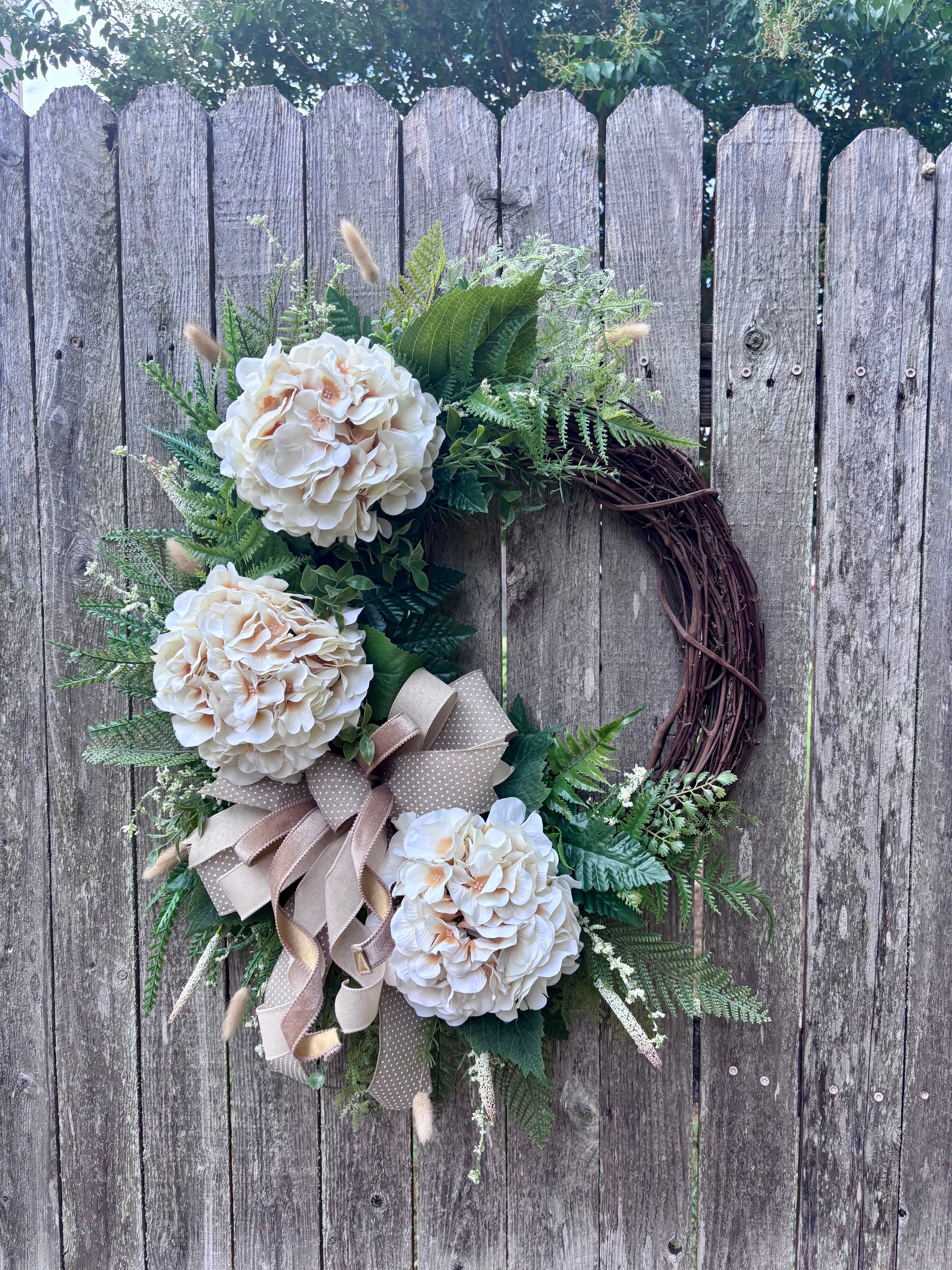 Made to Order Everyday Hydrangea Wreath