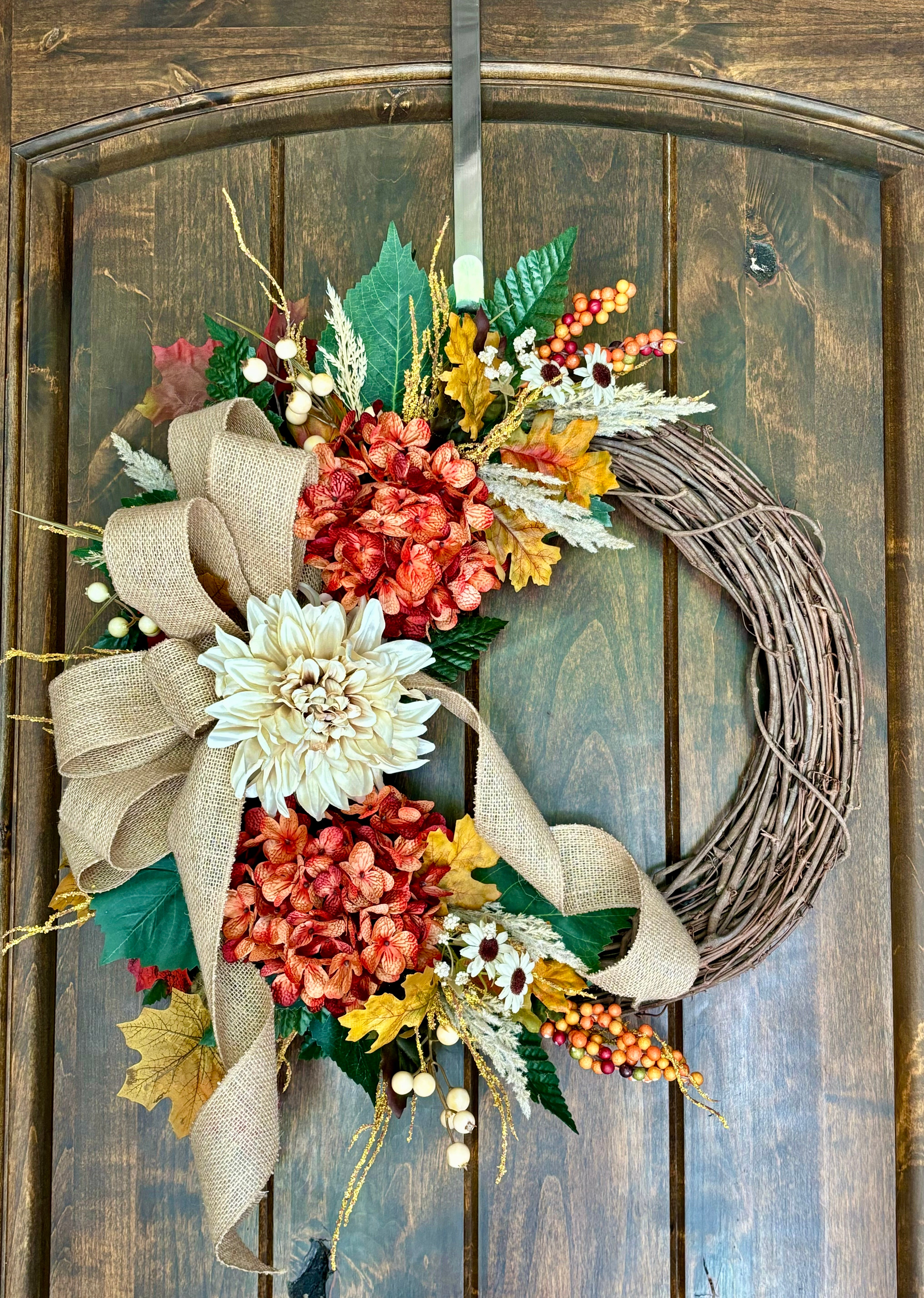 Made to Order Fall Grapevine Wreath