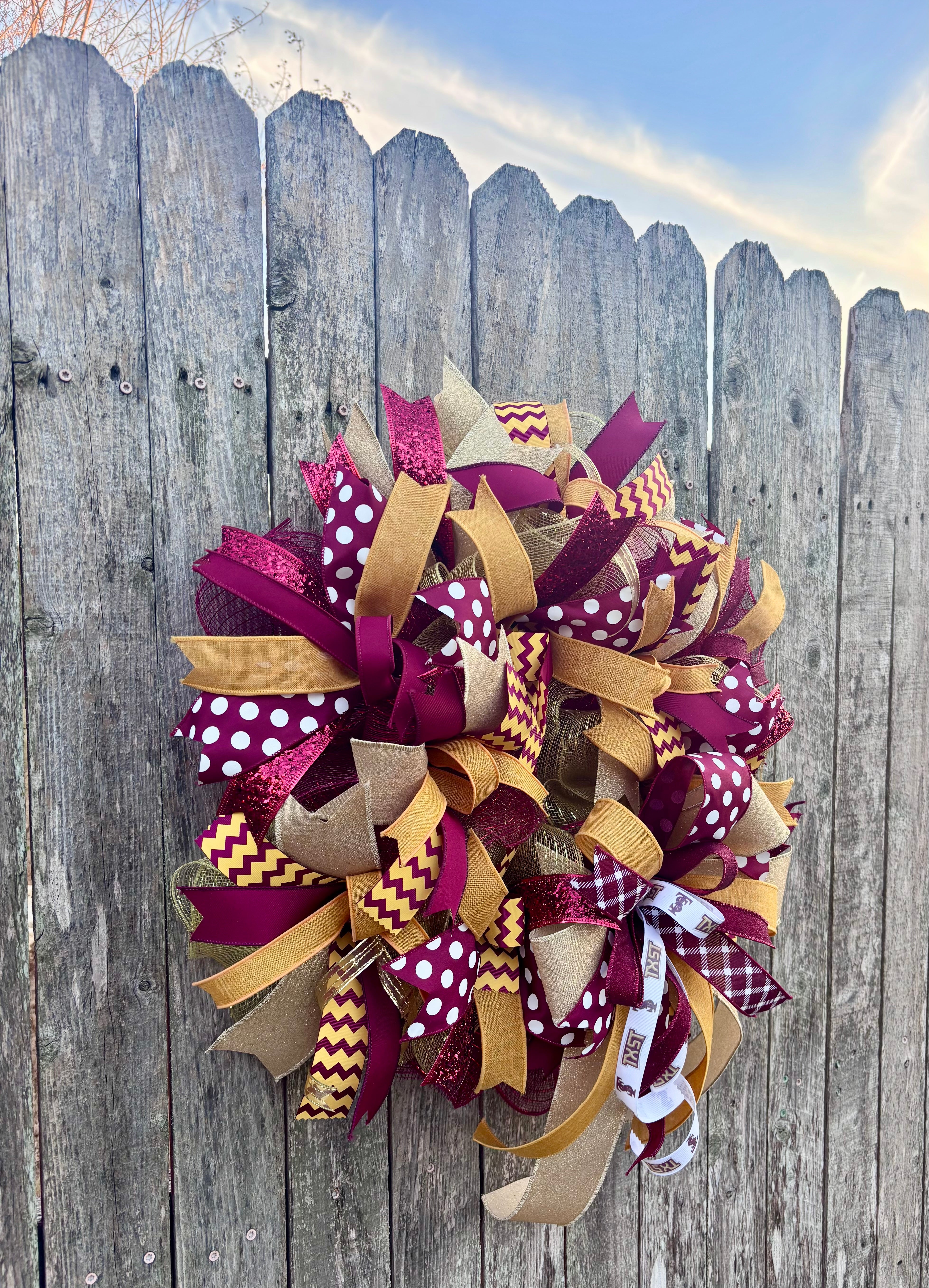 22” Made to Order Collegiate Wreath