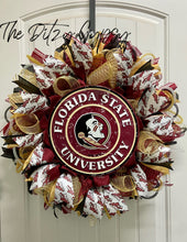 Load image into Gallery viewer, Florida State University Wreath
