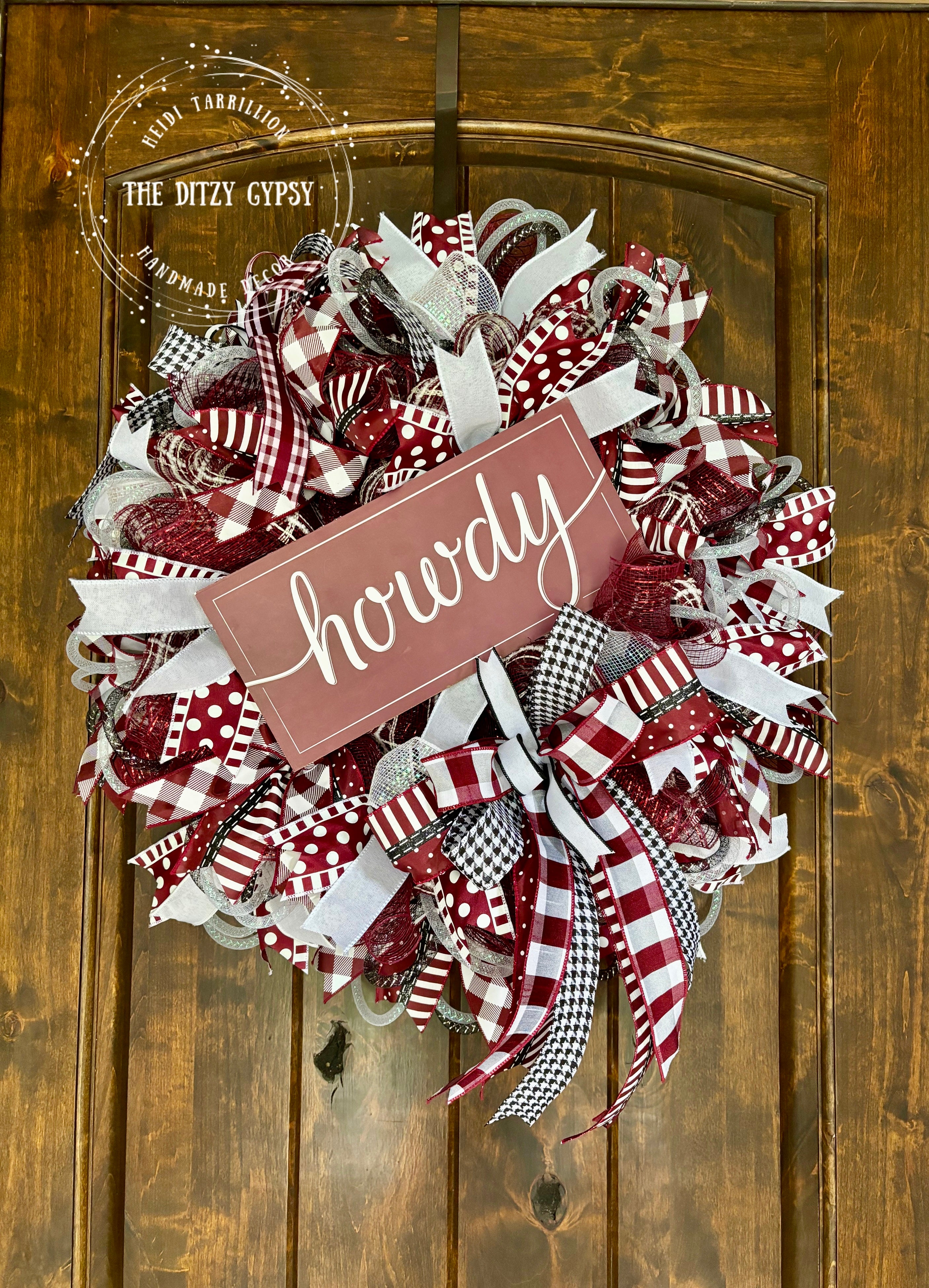 Made to Order TAMU Full Ribbon Wreath