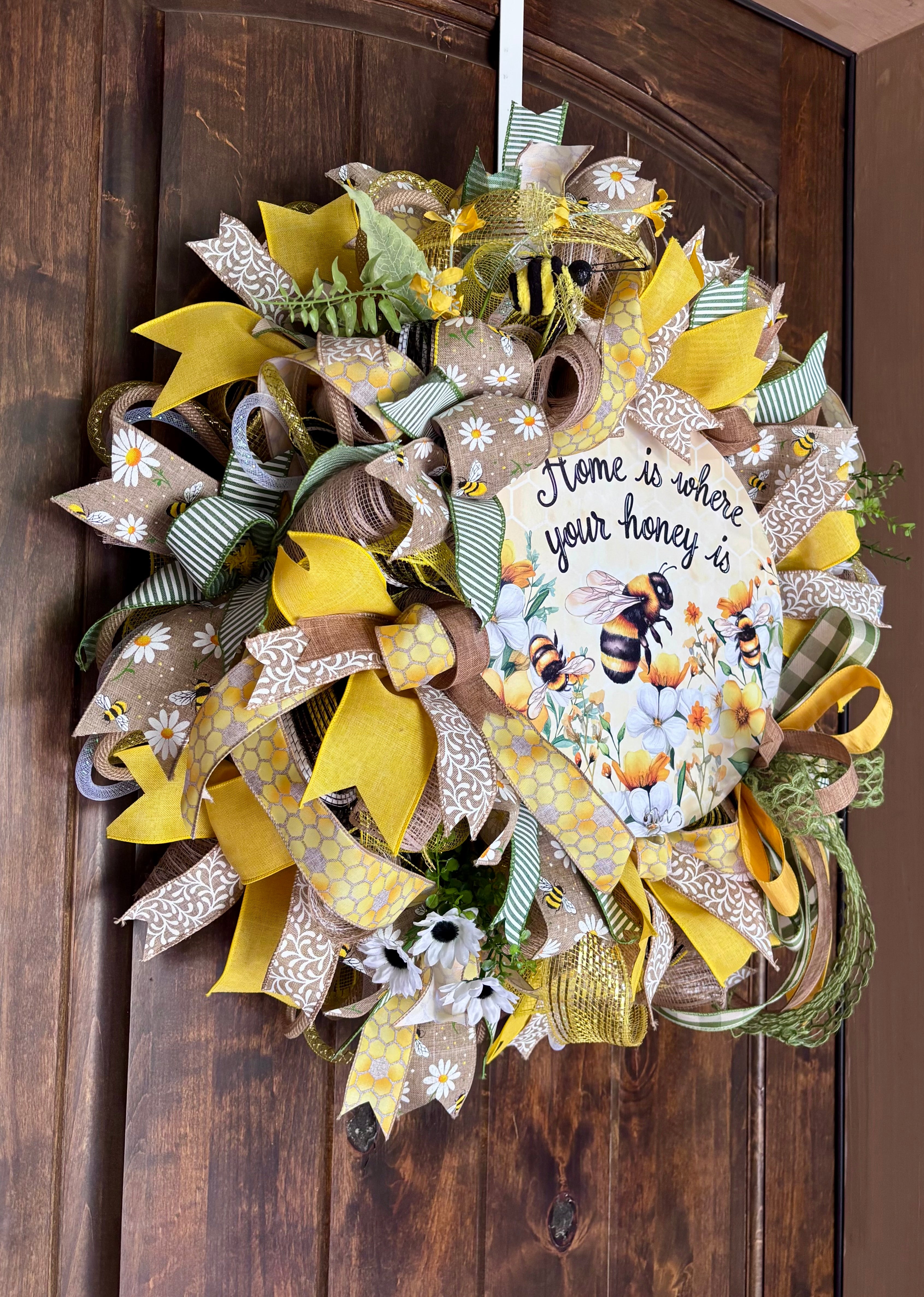 Already Made Home is Where Your Honey is Extra Full Wreath