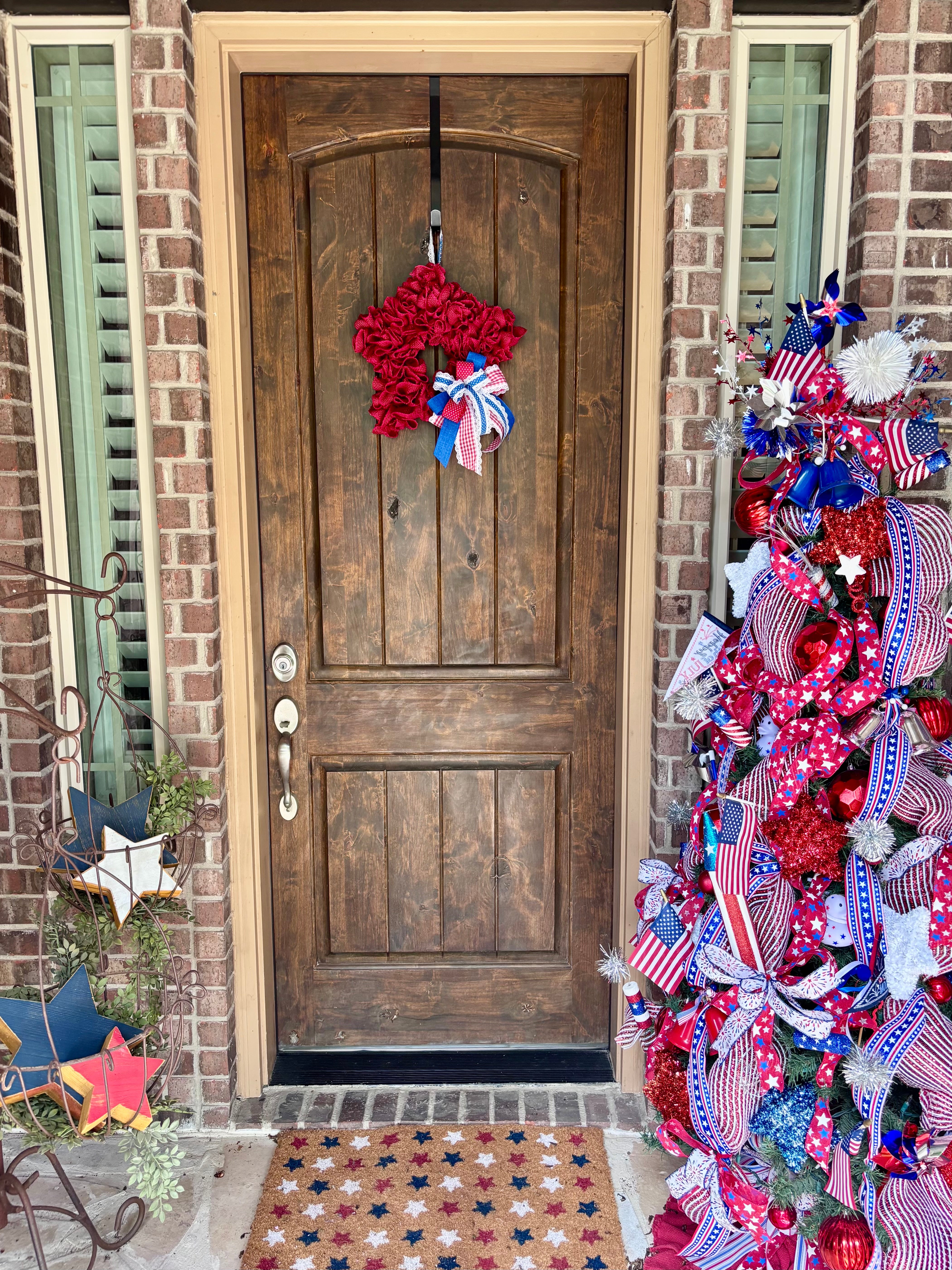 Made to Order Burlap Star Wreath
