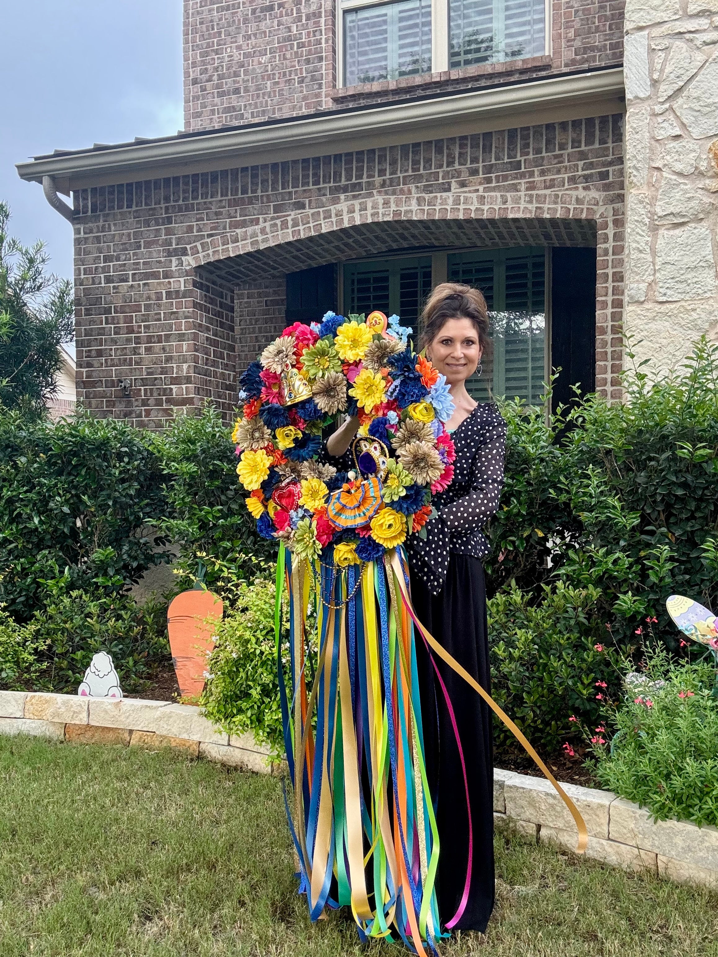 Simply Fabulous Floral Fiesta Wreath