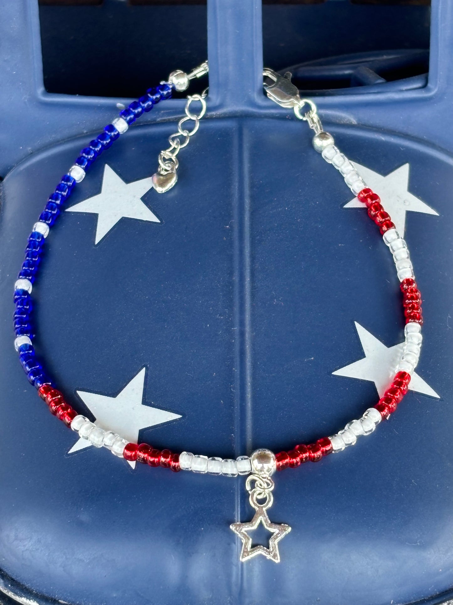 Made to Order Flag Pattern Anklet