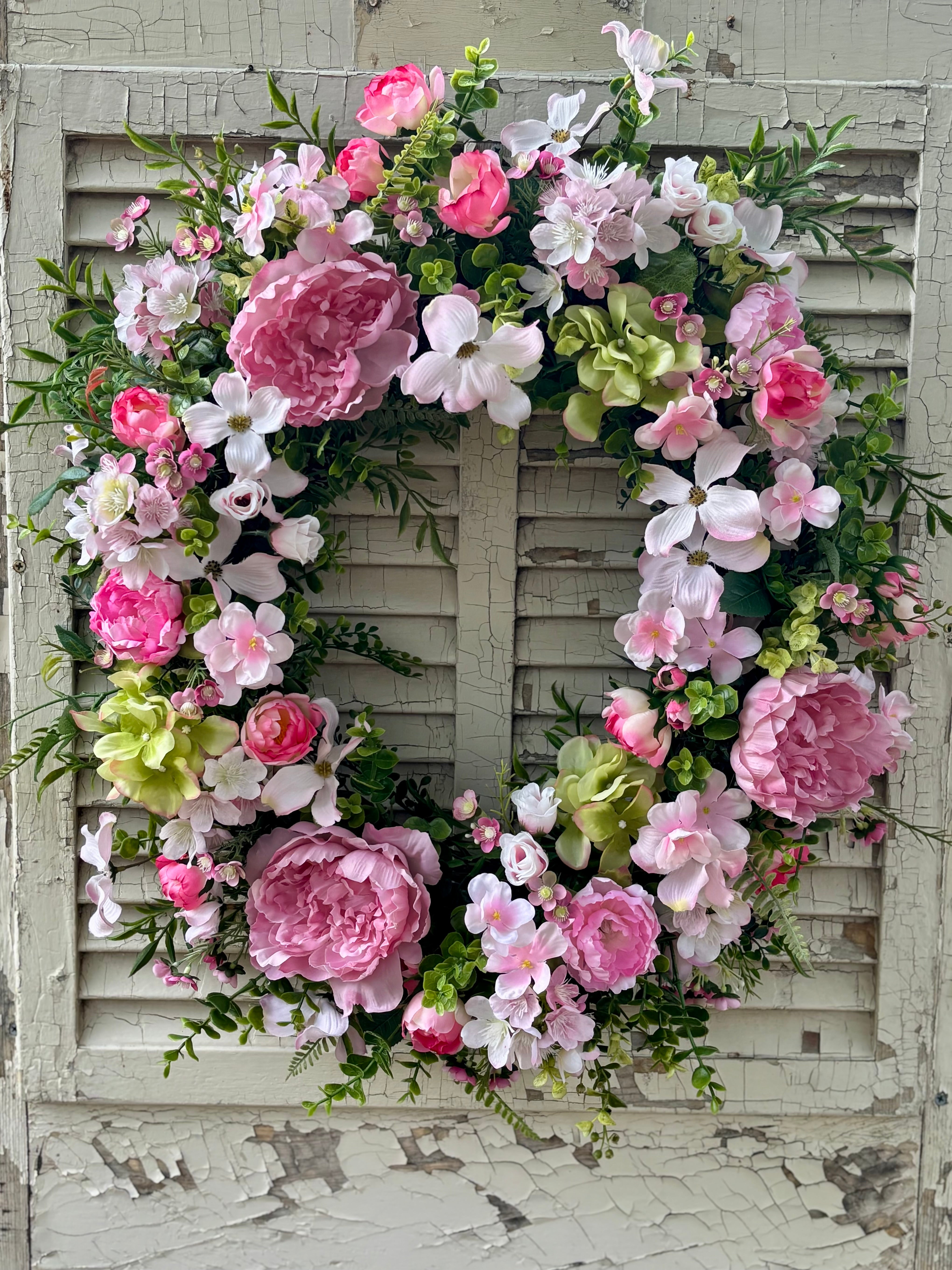 Made to Order Romantic Garden Wreath