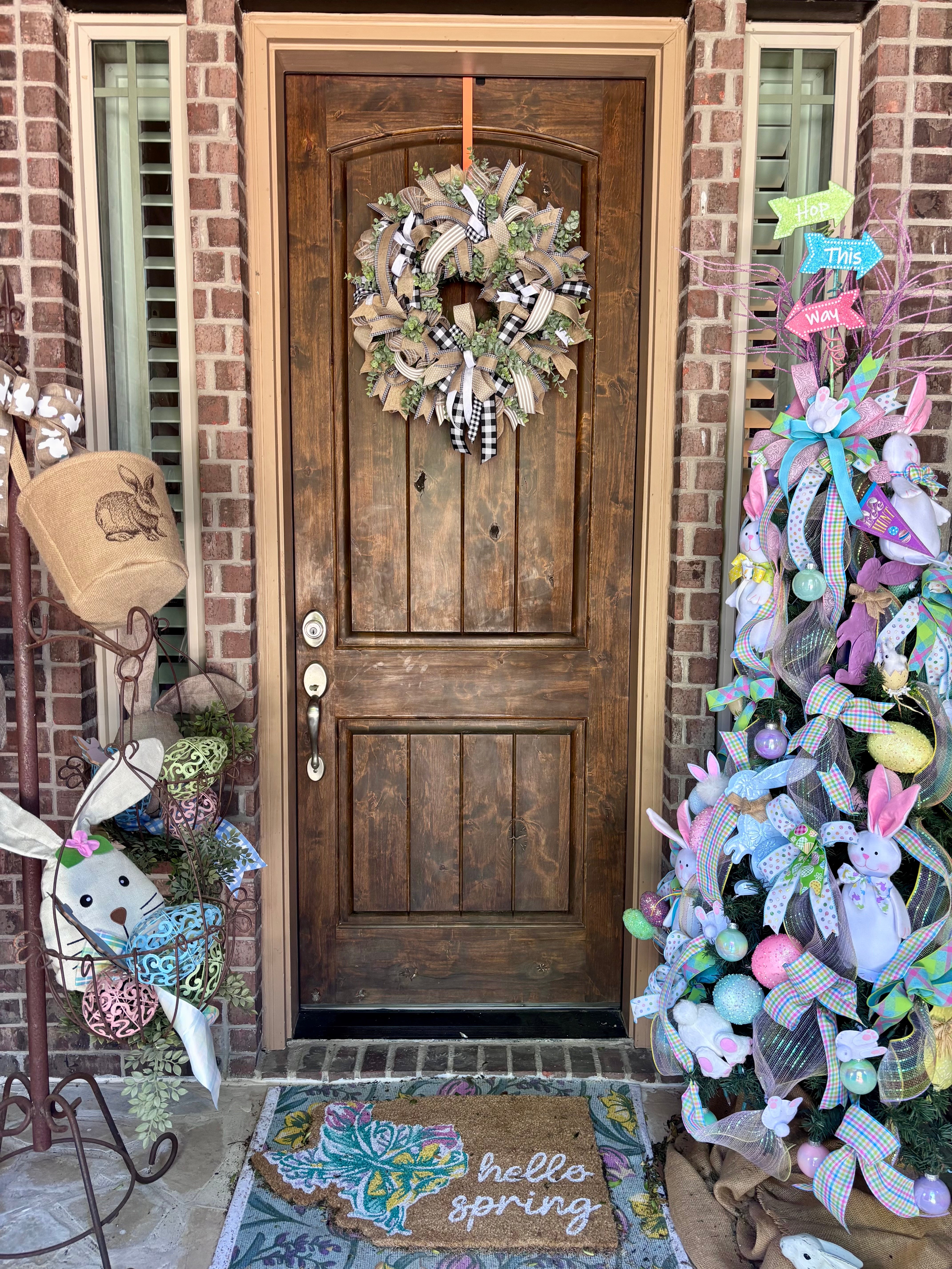 Made to Order Everyday Eucalyptus and Ribbon Wreth