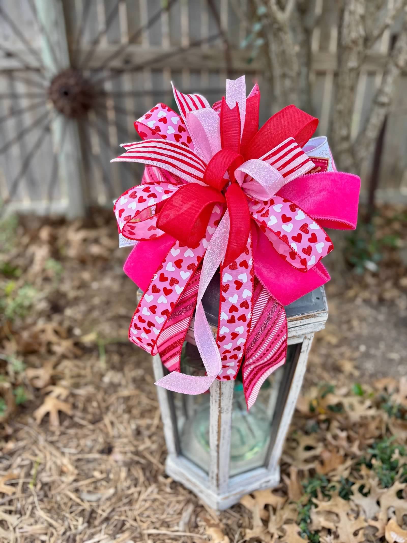 Made to Order Button Fern Interchangeable Valentine's Bow