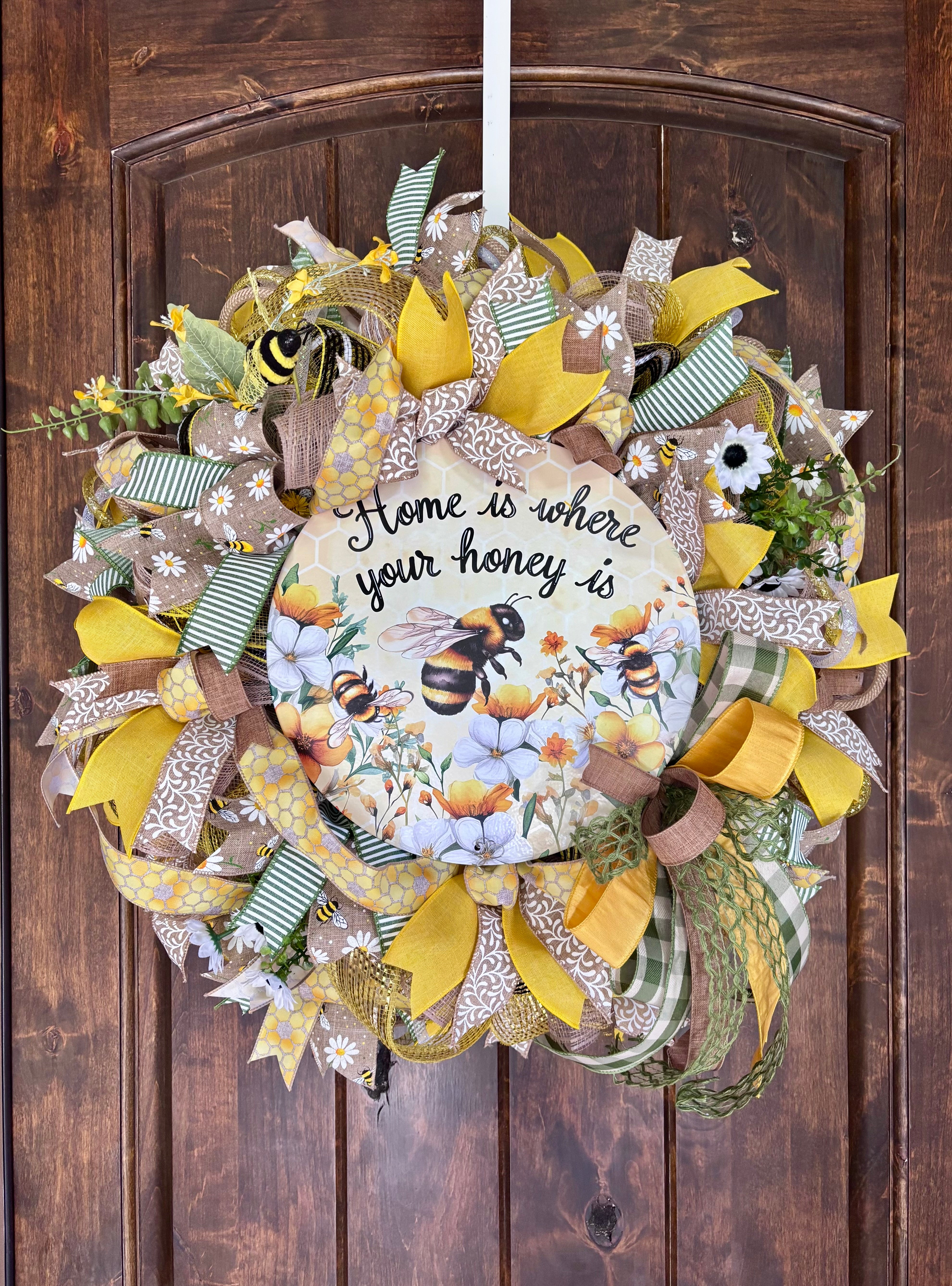 Already Made Home is Where Your Honey is Extra Full Wreath