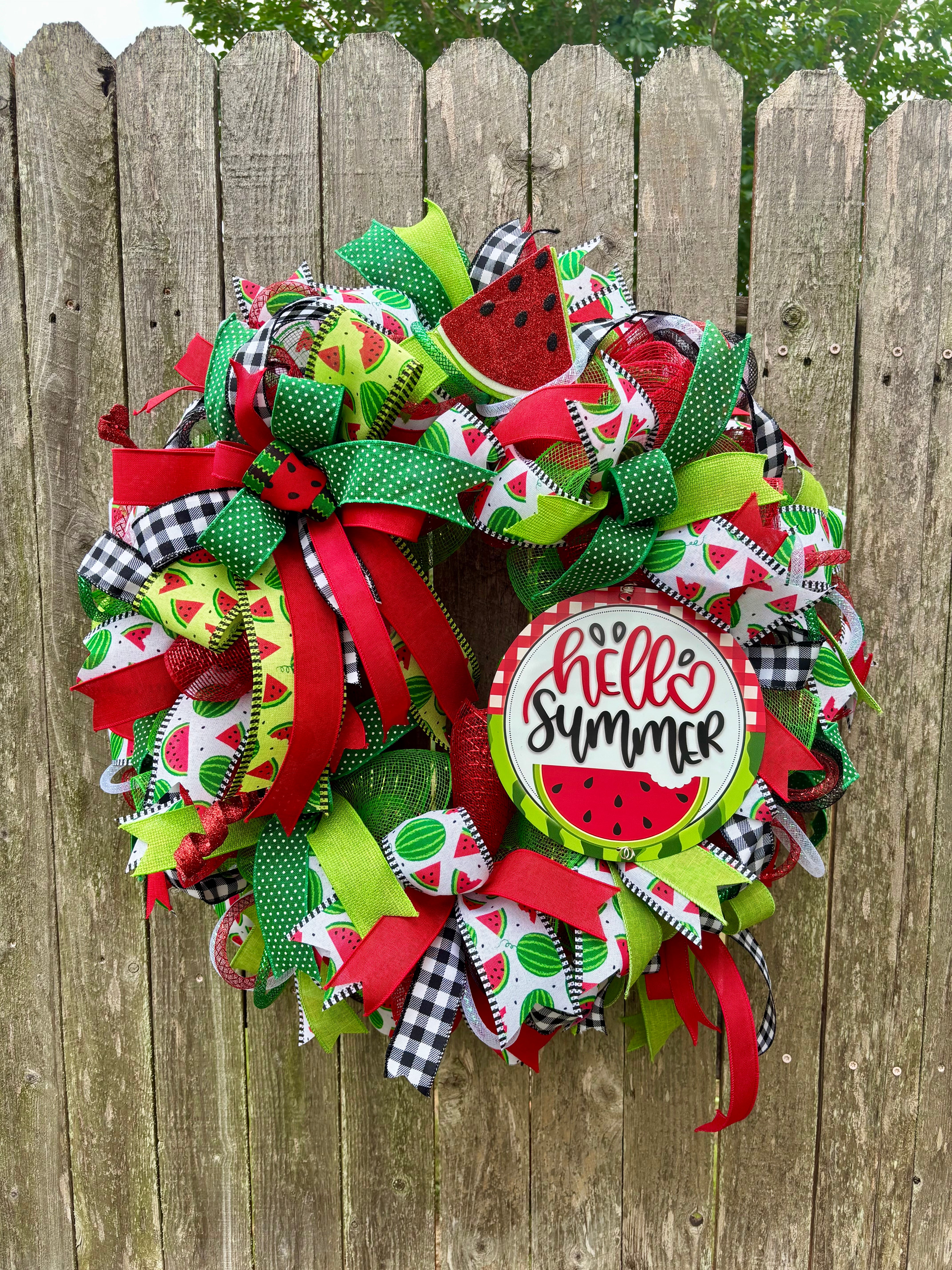 Made to Order Extra Full Watermelon Wreath